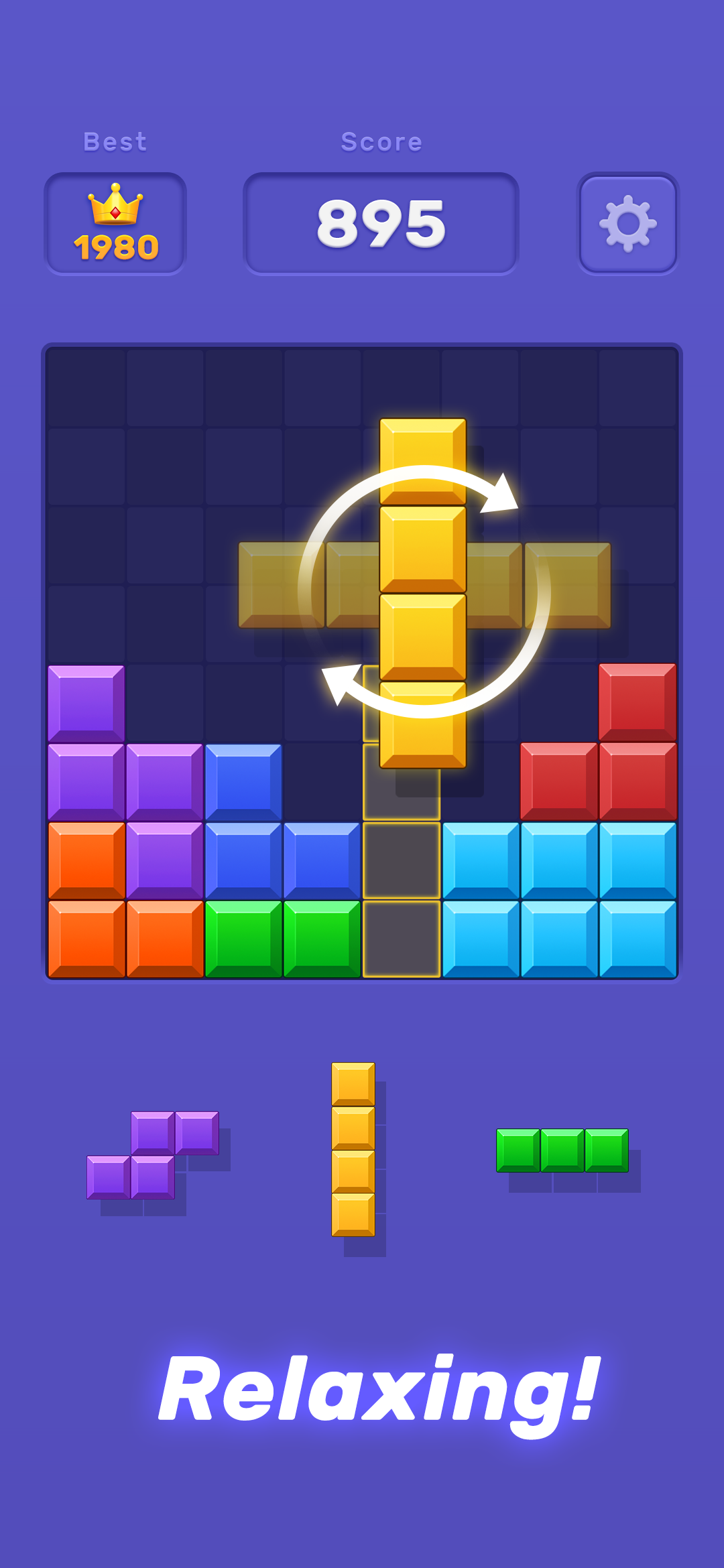 اسکرین شات 1 بازی Block Puzzle Revolution