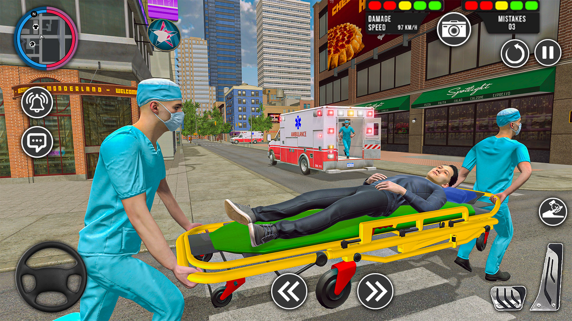 اسکرین شات 4 بازی Ambulance Rescue:Hospital Game