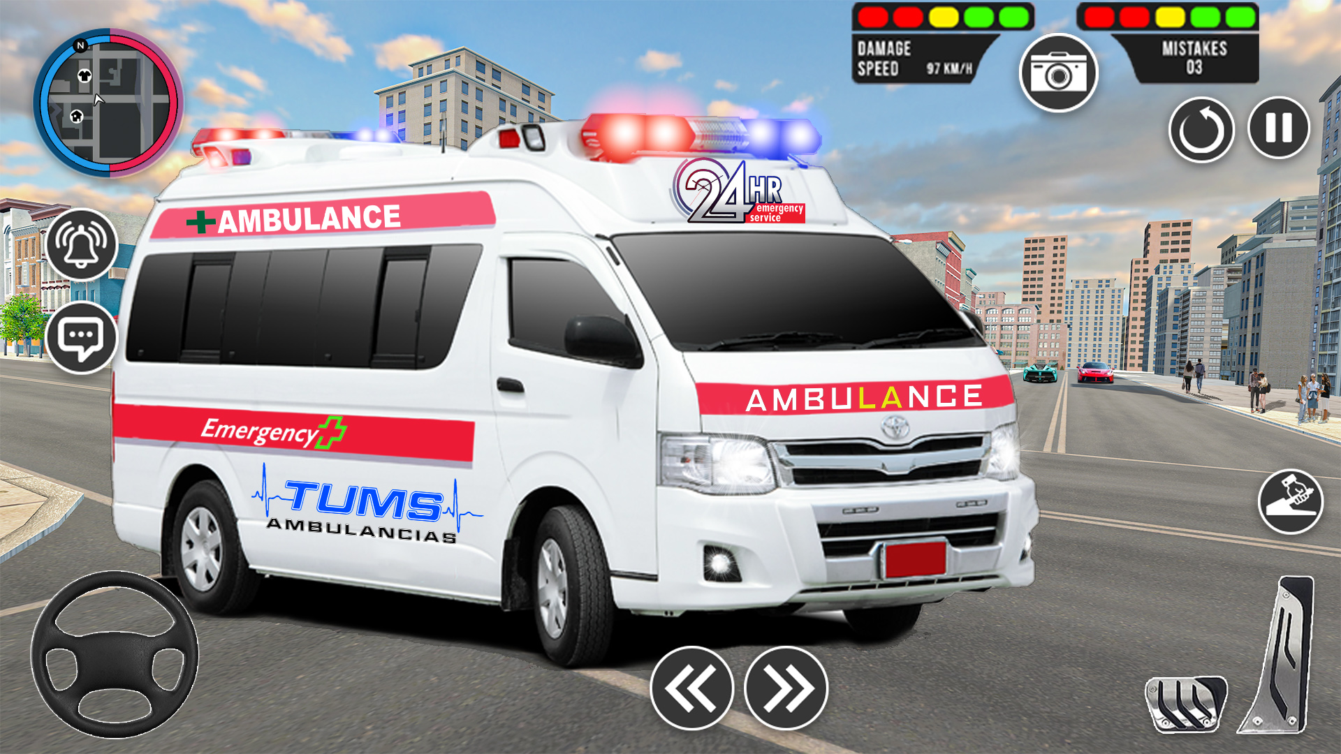 اسکرین شات 2 بازی Ambulance Rescue:Hospital Game