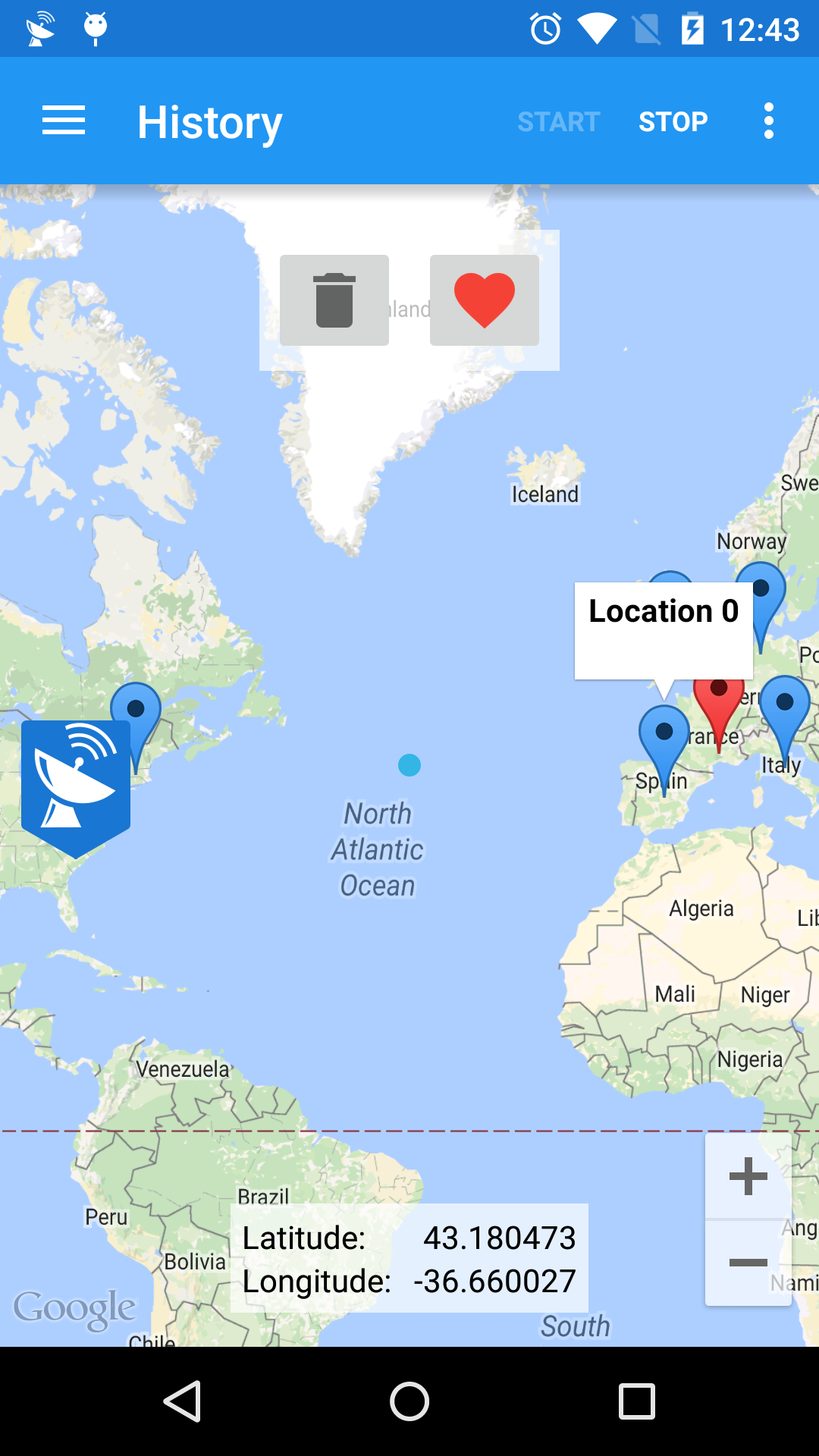 اسکرین شات 2 برنامه Fake GPS