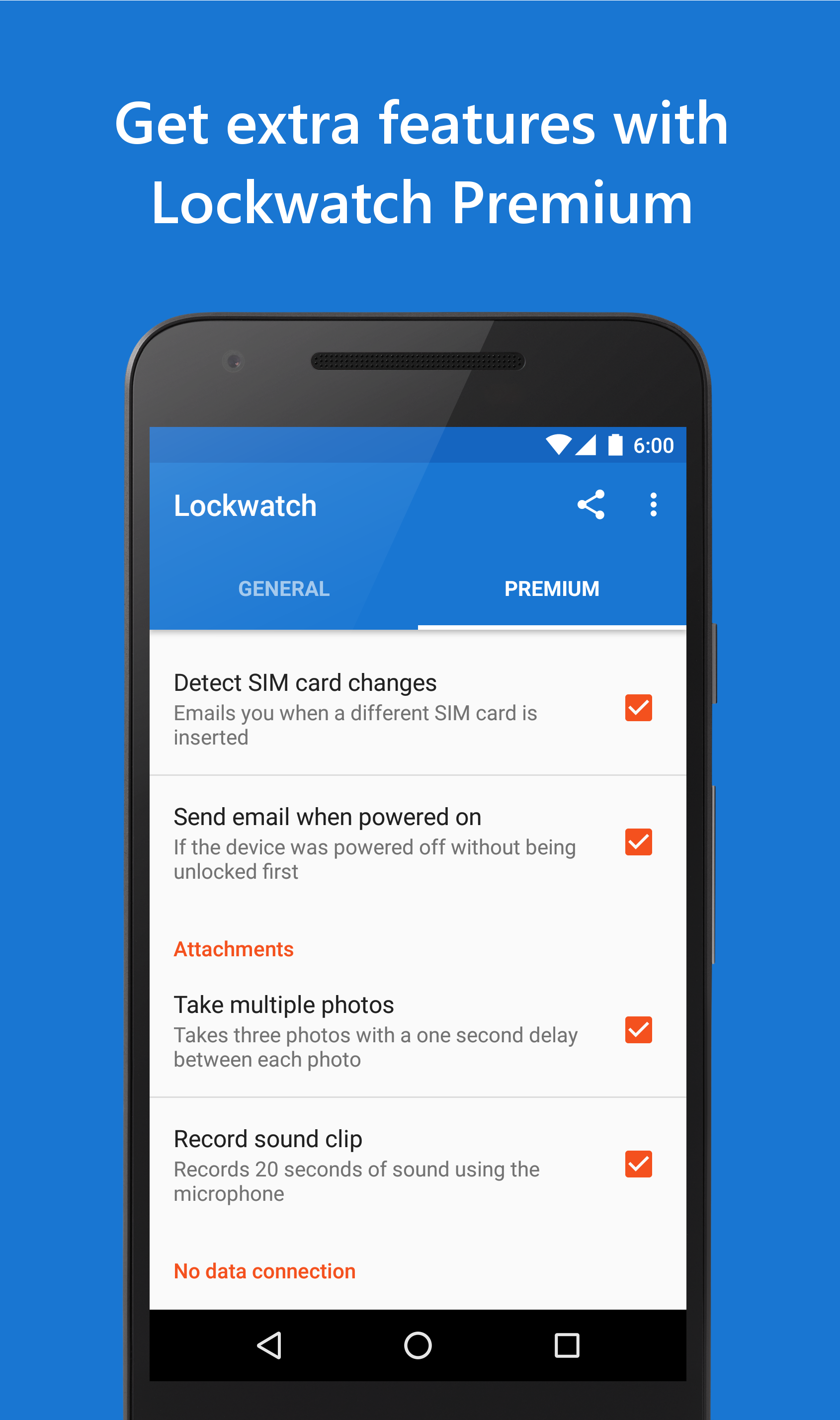 اسکرین شات 5 برنامه Lockwatch – Thief Catcher