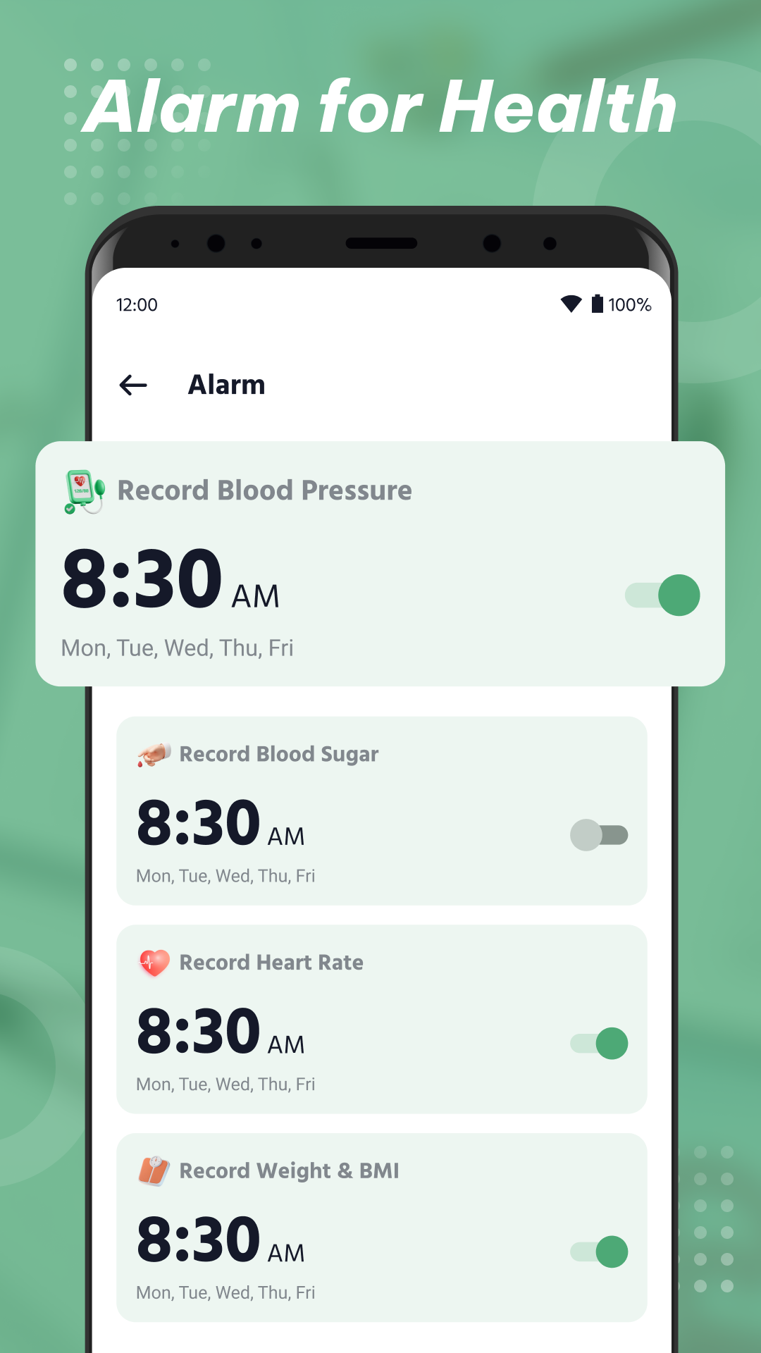 اسکرین شات 8 برنامه Blood Pressure App: BP Monitor
