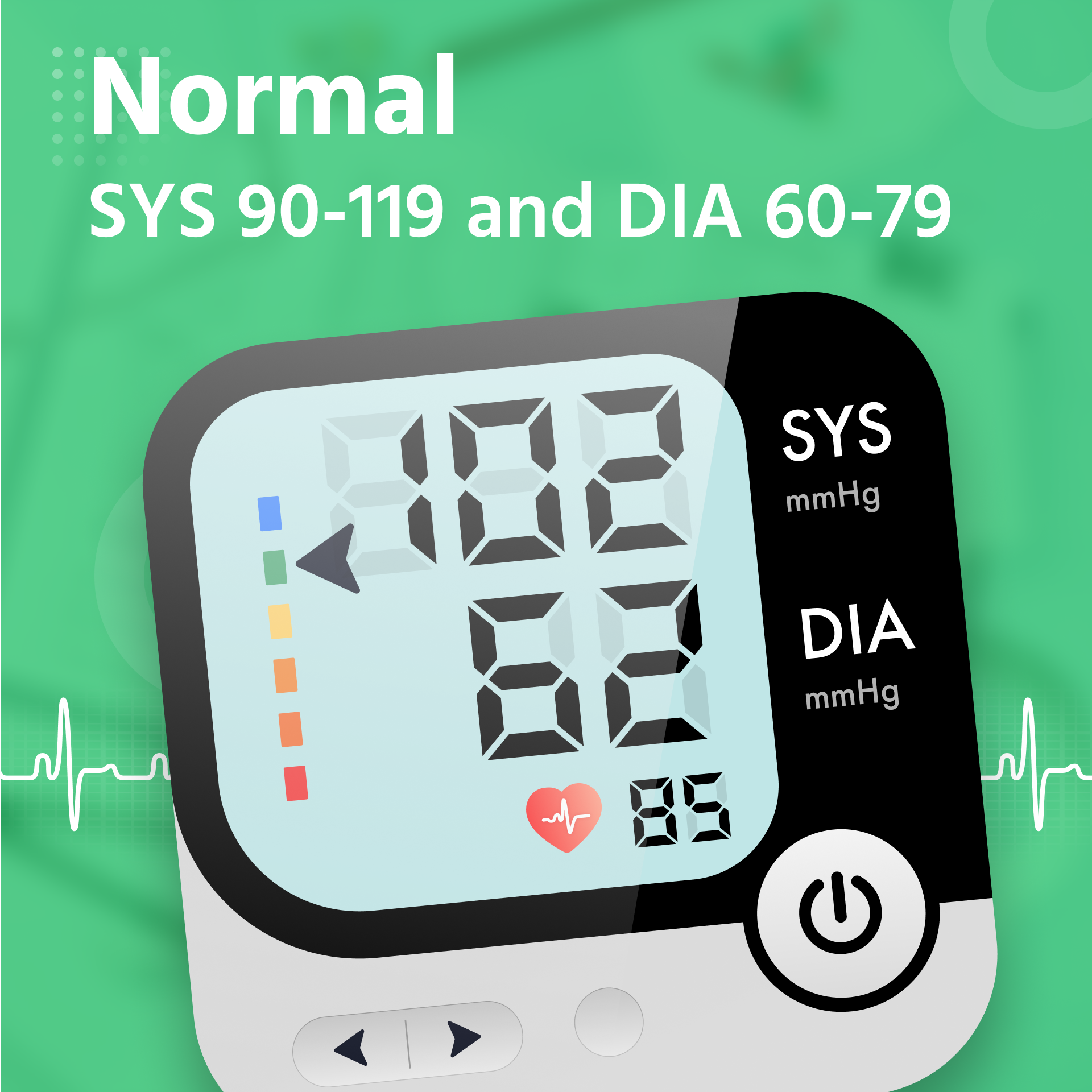 اسکرین شات 1 برنامه Blood Pressure App: BP Monitor