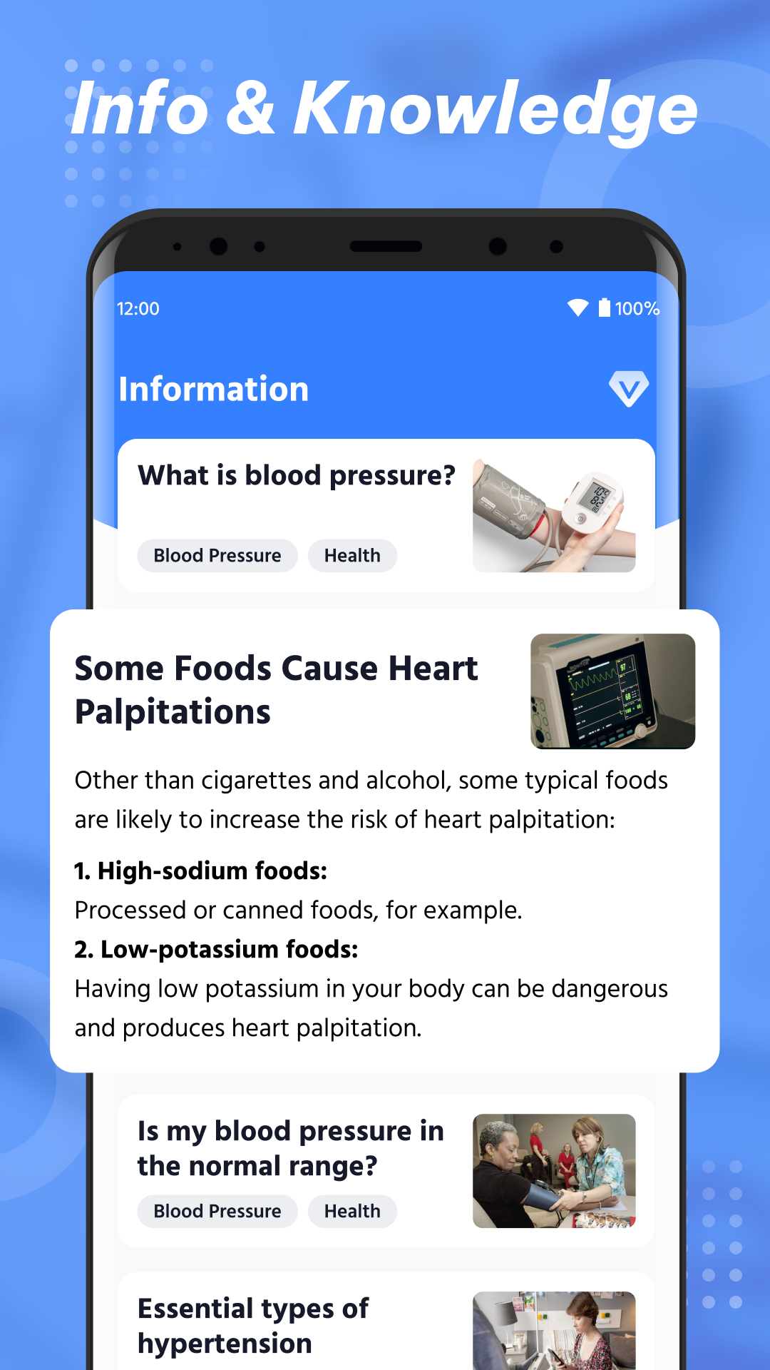اسکرین شات 7 برنامه Blood Pressure App: BP Monitor