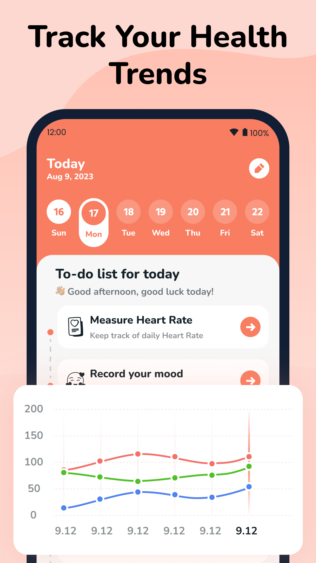 اسکرین شات 3 برنامه Health Tracker: Blood Pressure