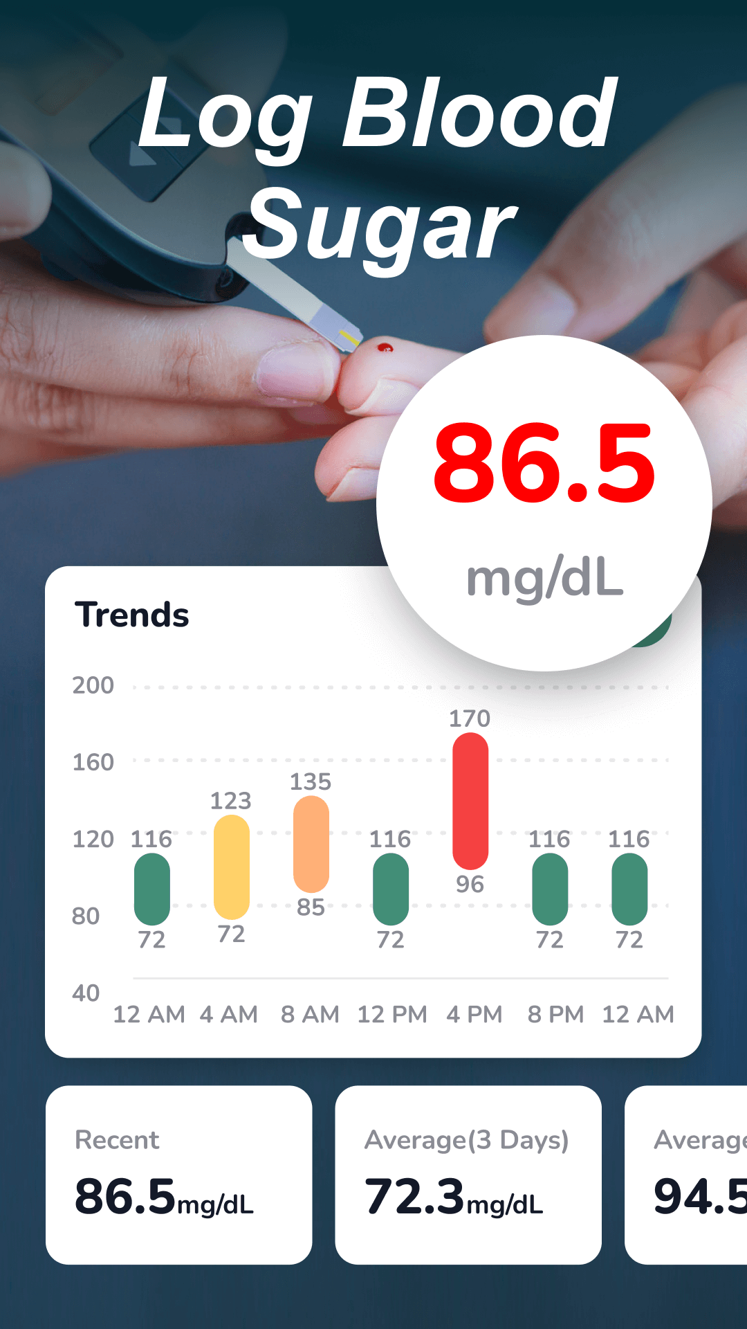 اسکرین شات 3 برنامه Health Tracker: BP Monitor App