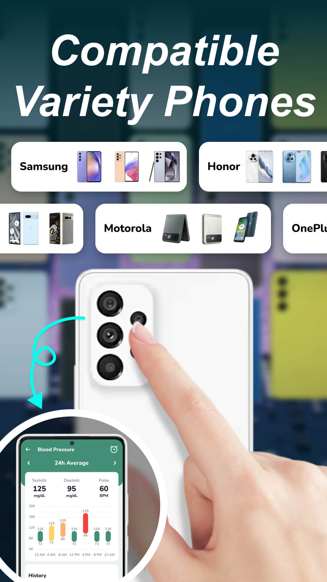 اسکرین شات 8 برنامه Health Tracker: BP Monitor App