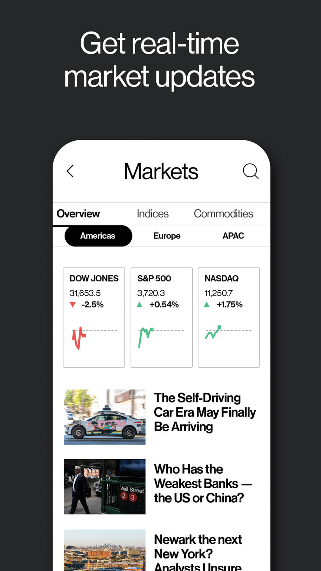 اسکرین شات 3 برنامه Bloomberg: Finance Market News