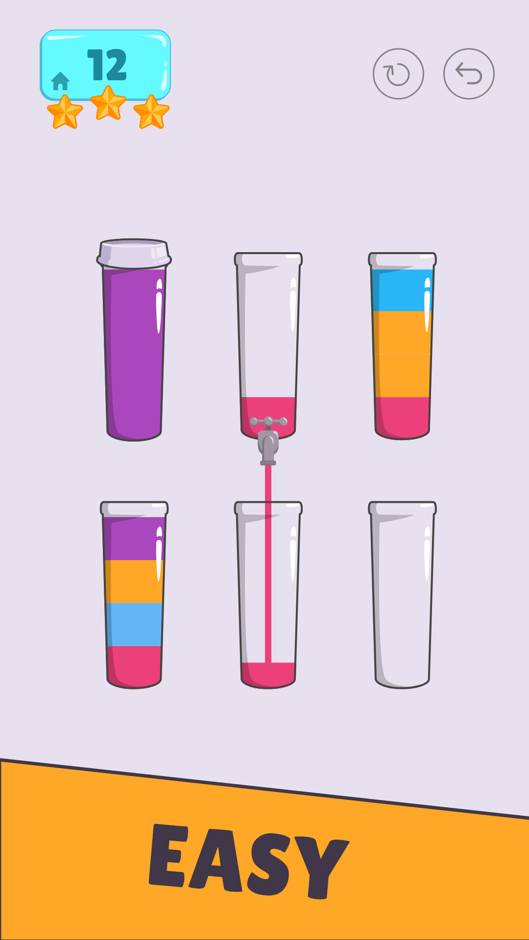 اسکرین شات 4 بازی Cups Color - Water Sort Puzzle