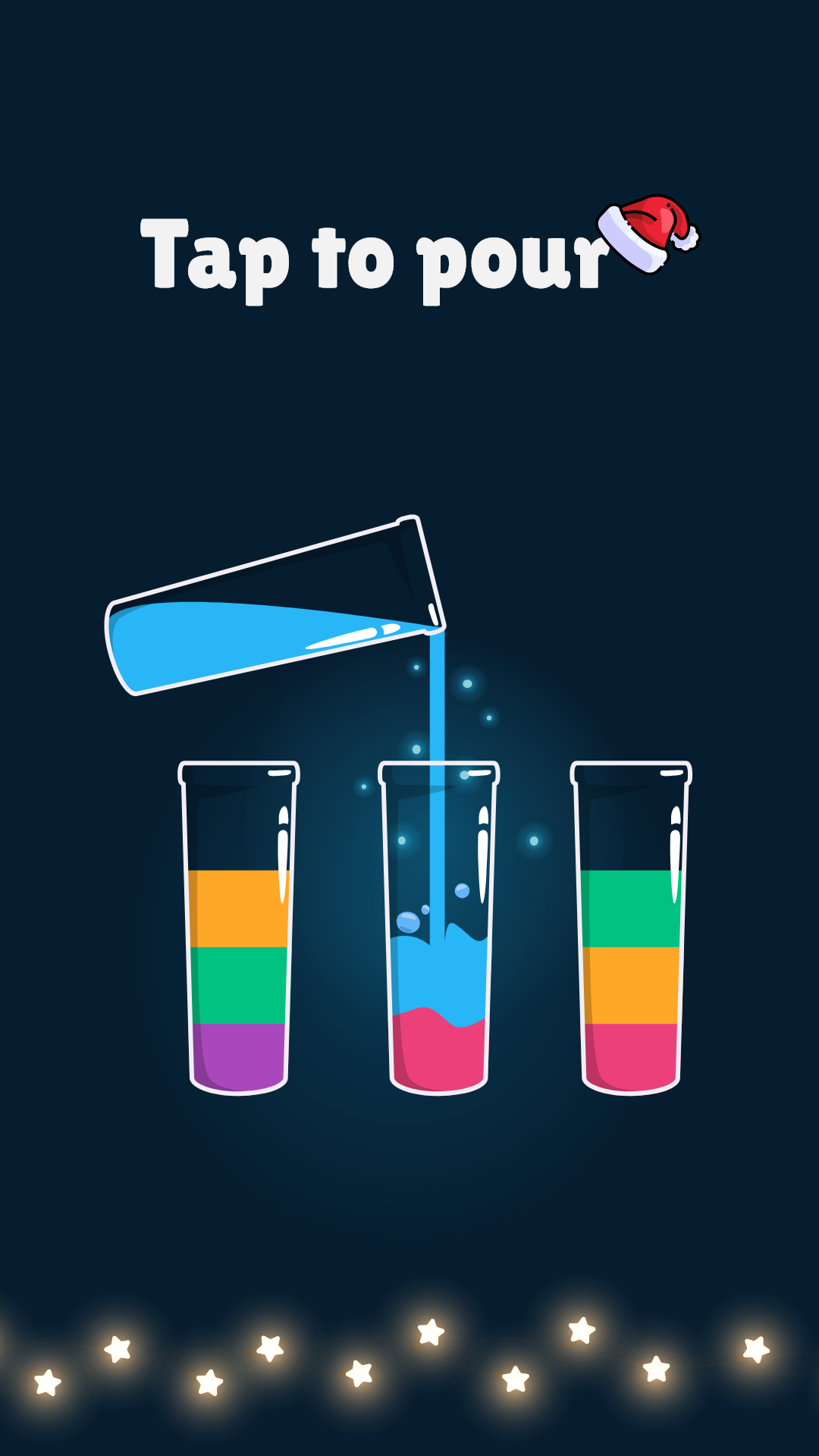 اسکرین شات 2 بازی Cups Color - Water Sort Puzzle