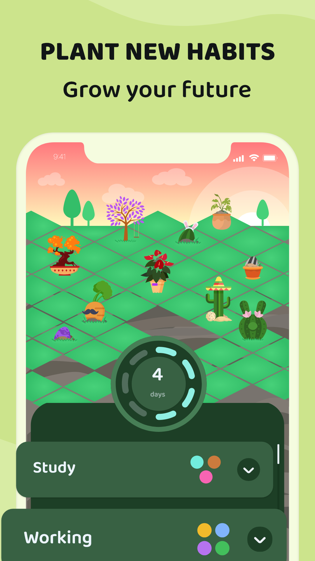 اسکرین شات 5 برنامه Rabit: Habit Tracker & Planner