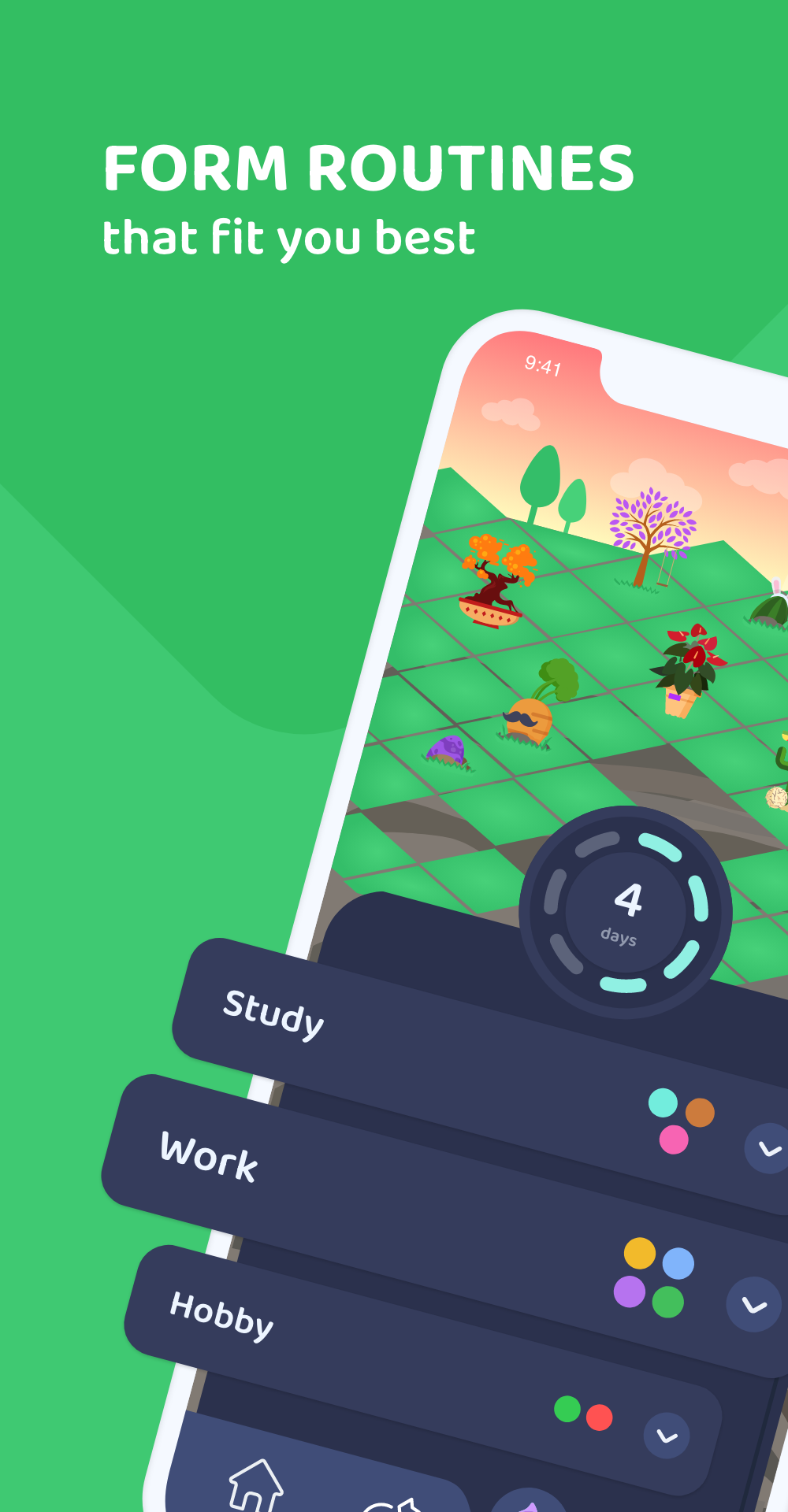 اسکرین شات 5 برنامه Rabit: Habit Tracker & Planner