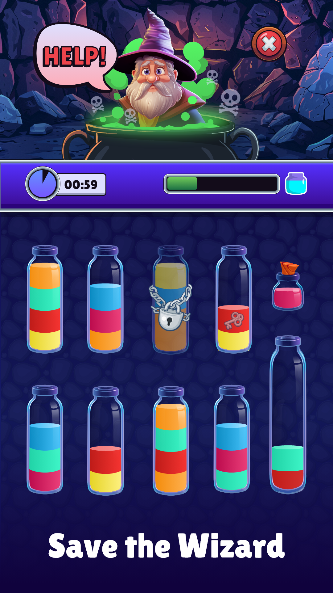 اسکرین شات 2 بازی Magic Sort: Water Color Puzzle