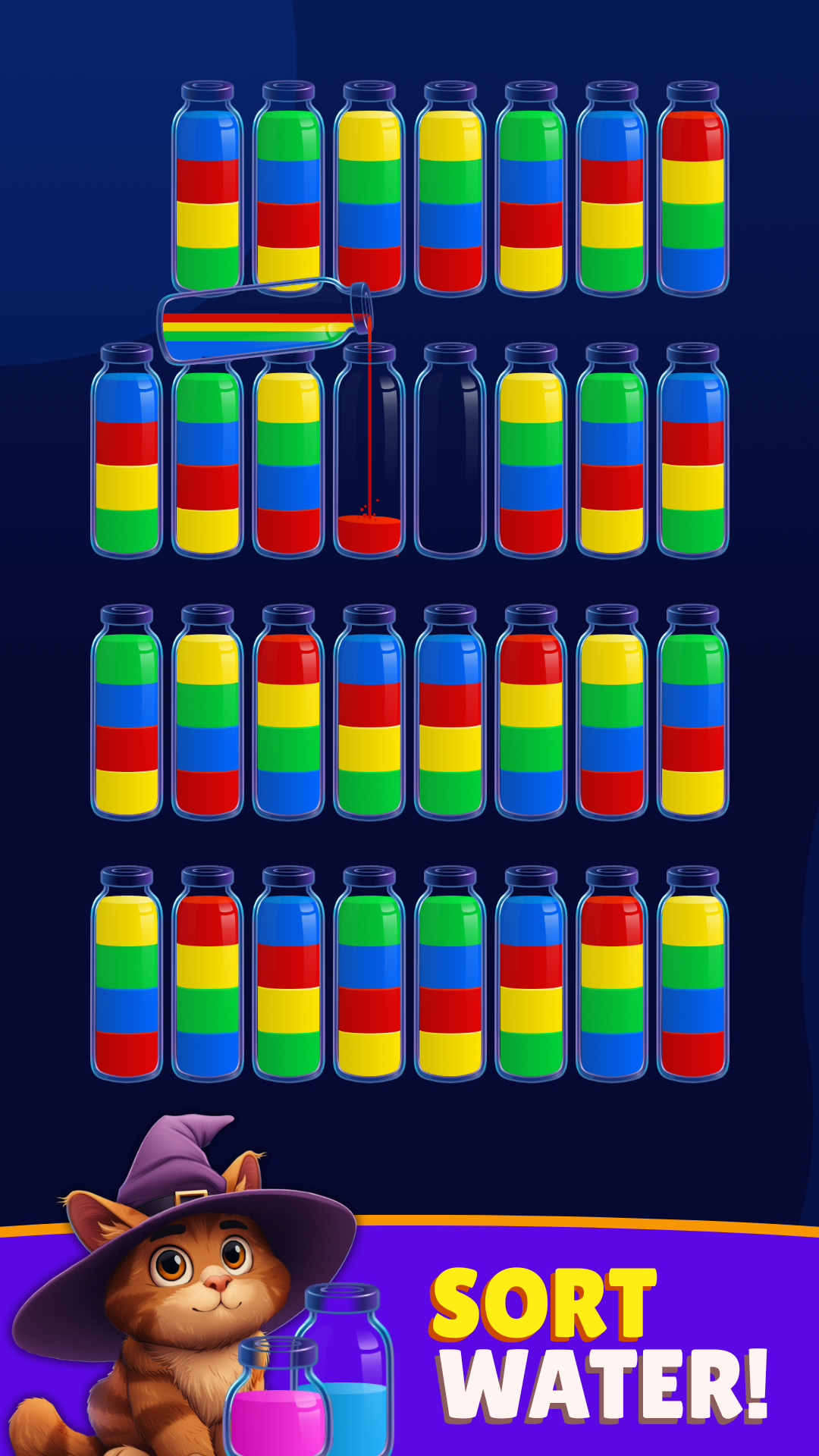 اسکرین شات 1 بازی Magic Sort: Water Color Puzzle