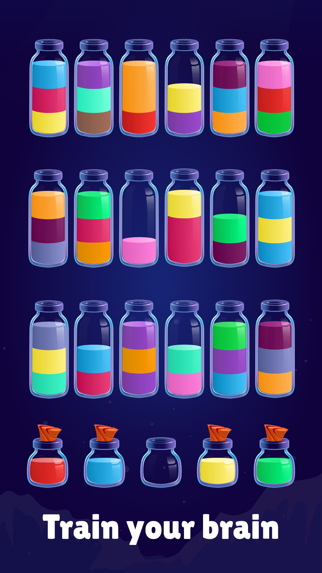 اسکرین شات 1 بازی Magic Sort: Water Color Puzzle