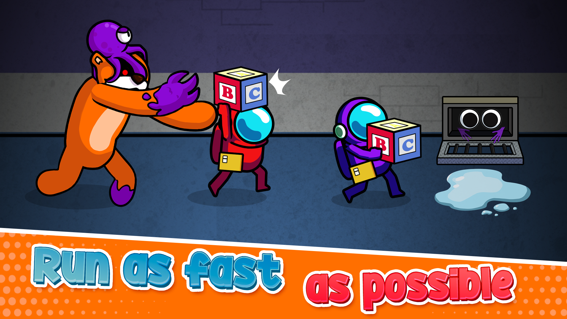 اسکرین شات 4 بازی Survivor In Rainbow Monster