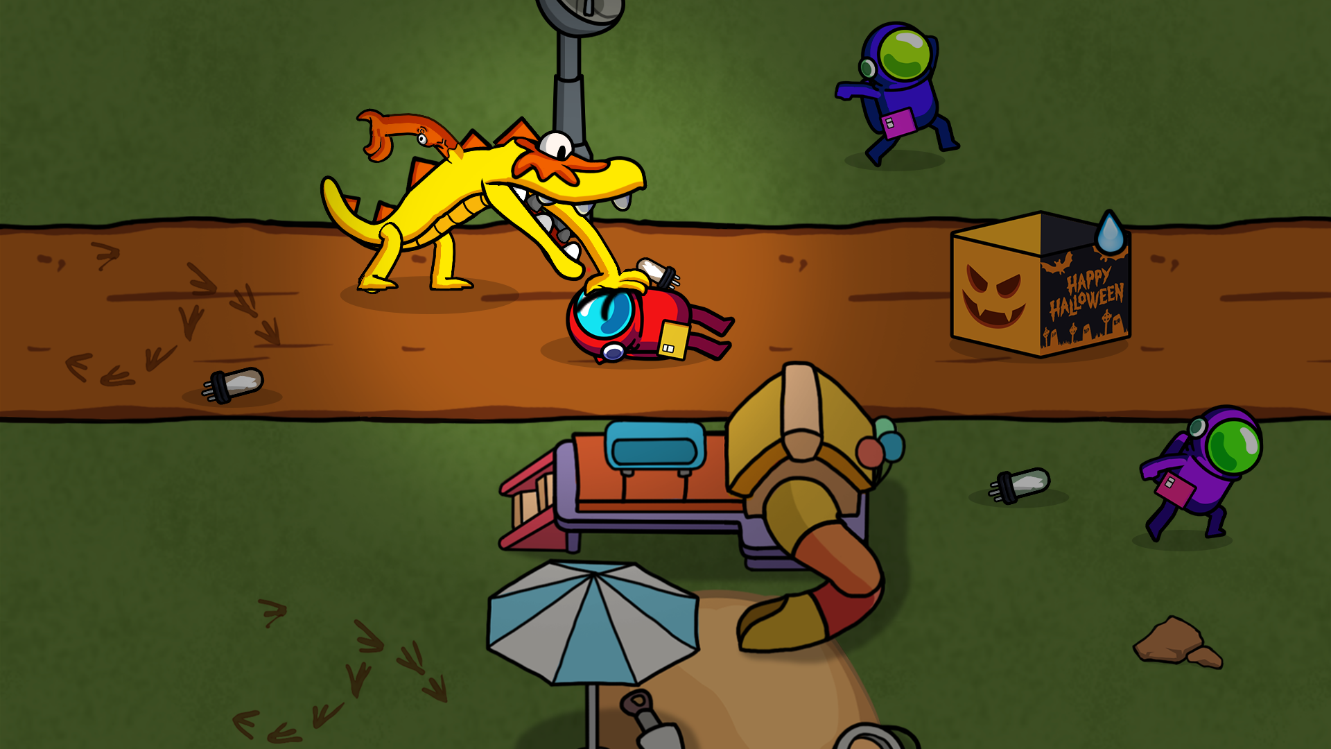 اسکرین شات 7 بازی Survivor In Rainbow Monster