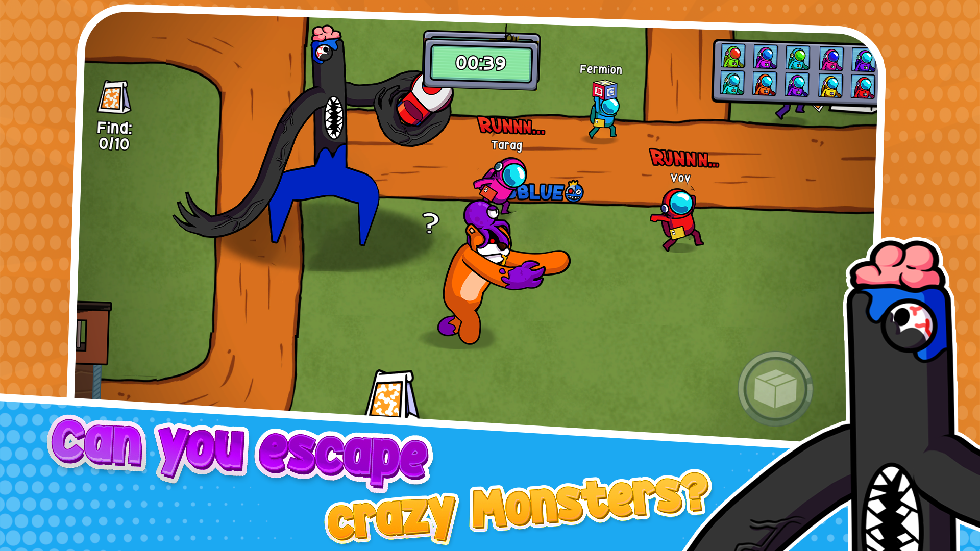 اسکرین شات 3 بازی Survivor In Rainbow Monster