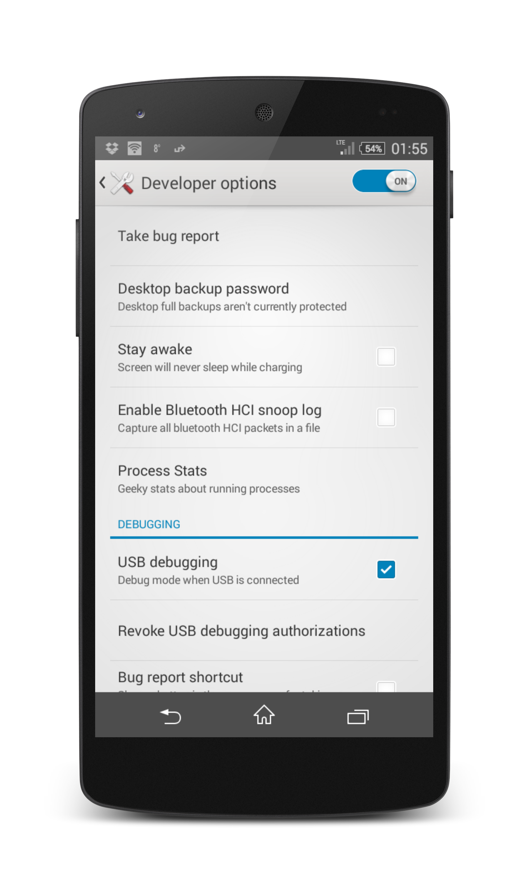 اسکرین شات 4 برنامه USB Debugging