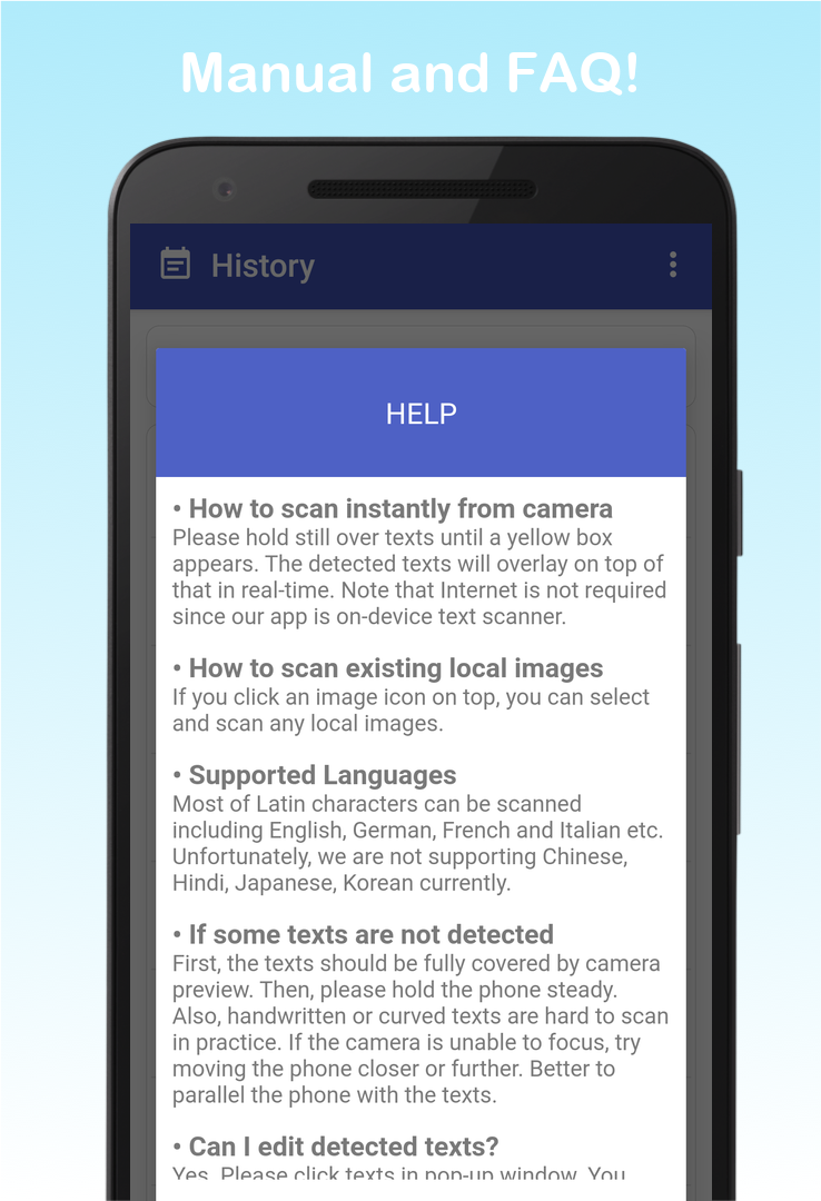 اسکرین شات 6 برنامه Image to Text OCR