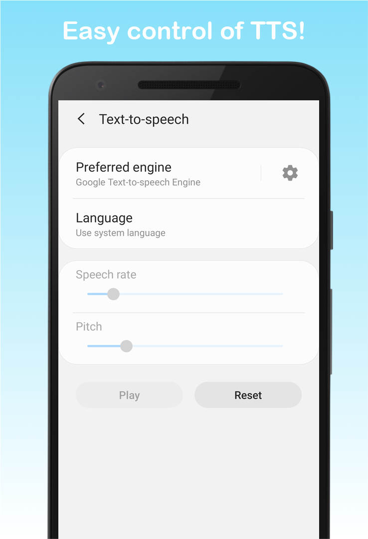 اسکرین شات 6 برنامه Text to Speech TTS Read Aloud