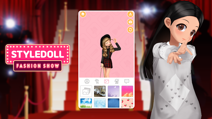 اسکرین شات 8 بازی Girl-Styledoll Fashion Show - 3D Avatar maker