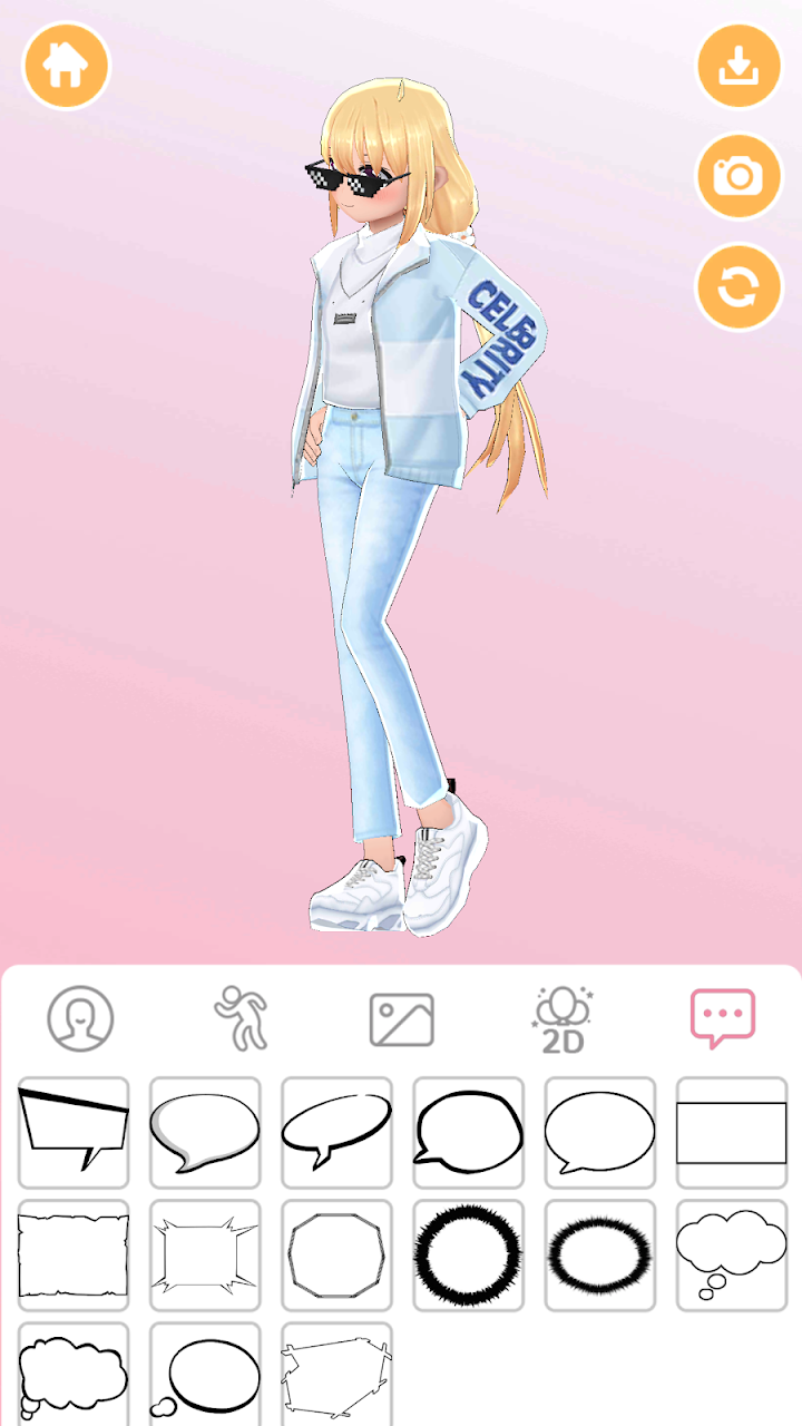 اسکرین شات 3 بازی Girl-Styledoll Fashion Show - 3D Avatar maker