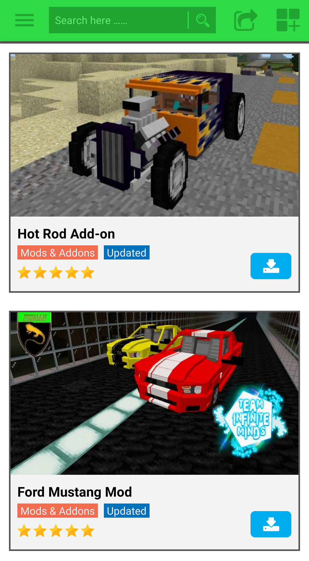 اسکرین شات 4 برنامه Cars Mod