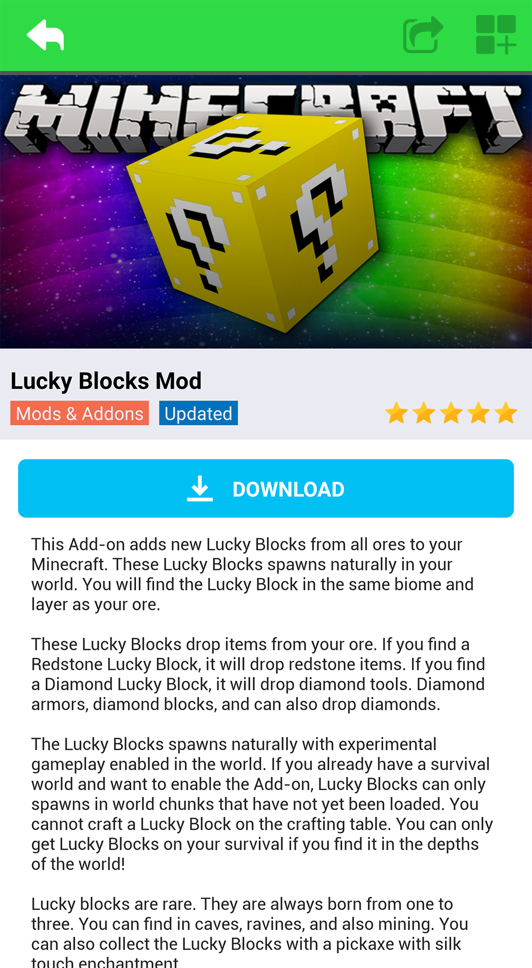 اسکرین شات 5 برنامه Lucky Block Mod