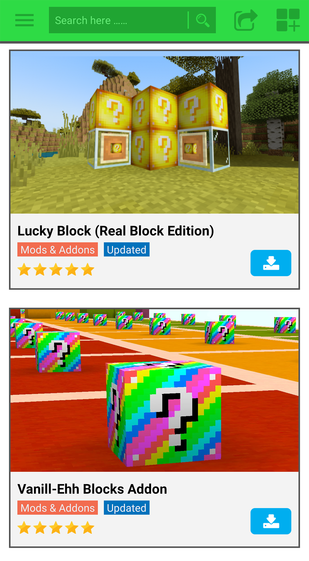 اسکرین شات 4 برنامه Lucky Block Mod