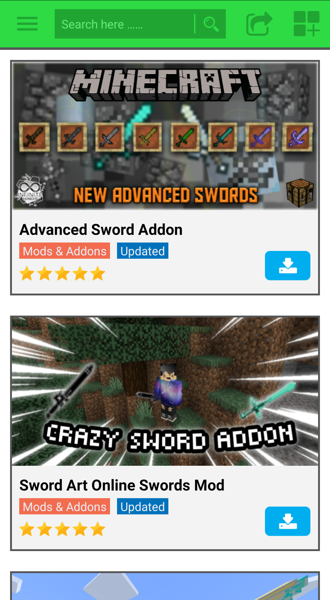 اسکرین شات 4 برنامه Sword MOD
