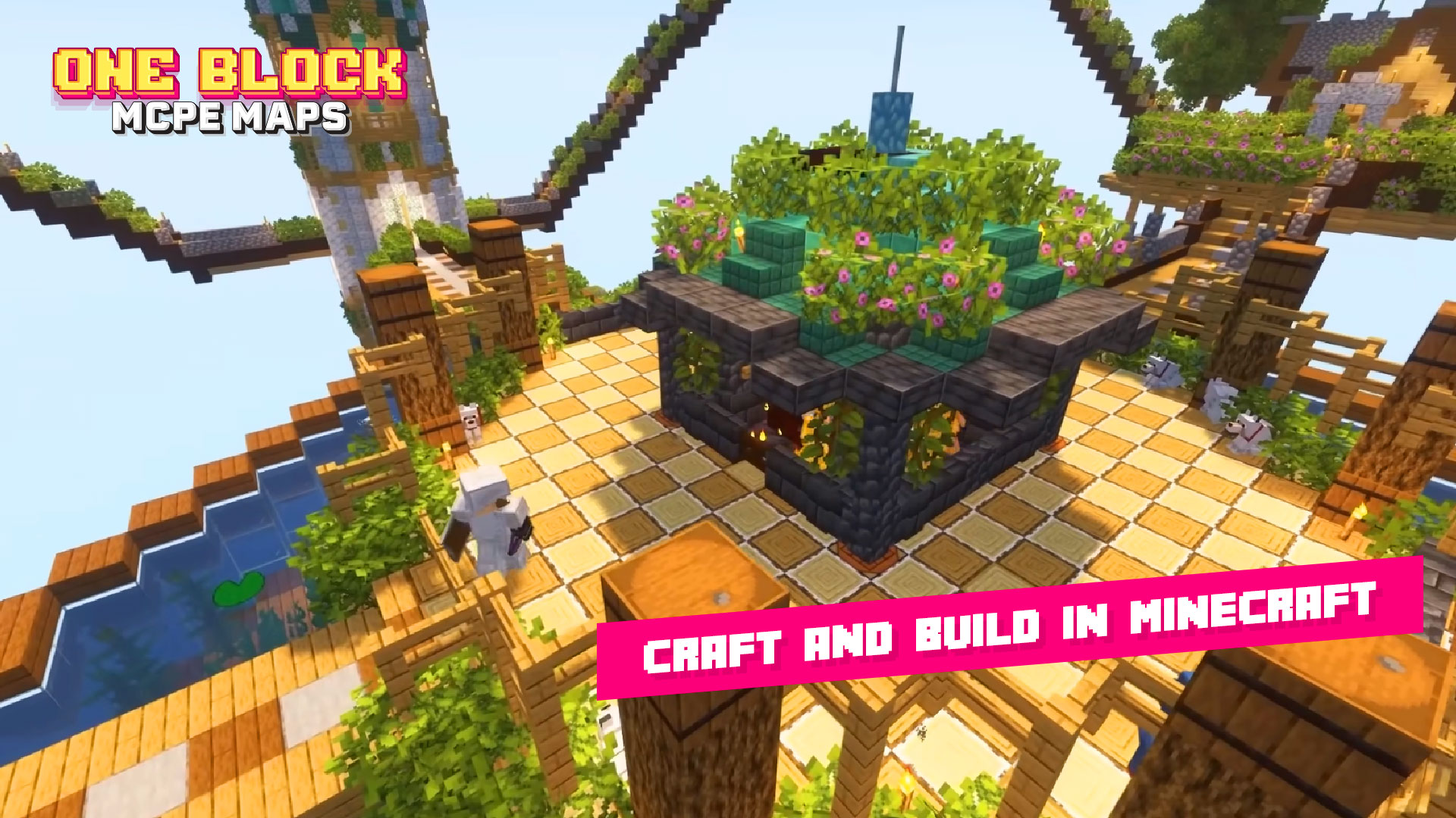 اسکرین شات 4 برنامه Craft One Block Survival Maps