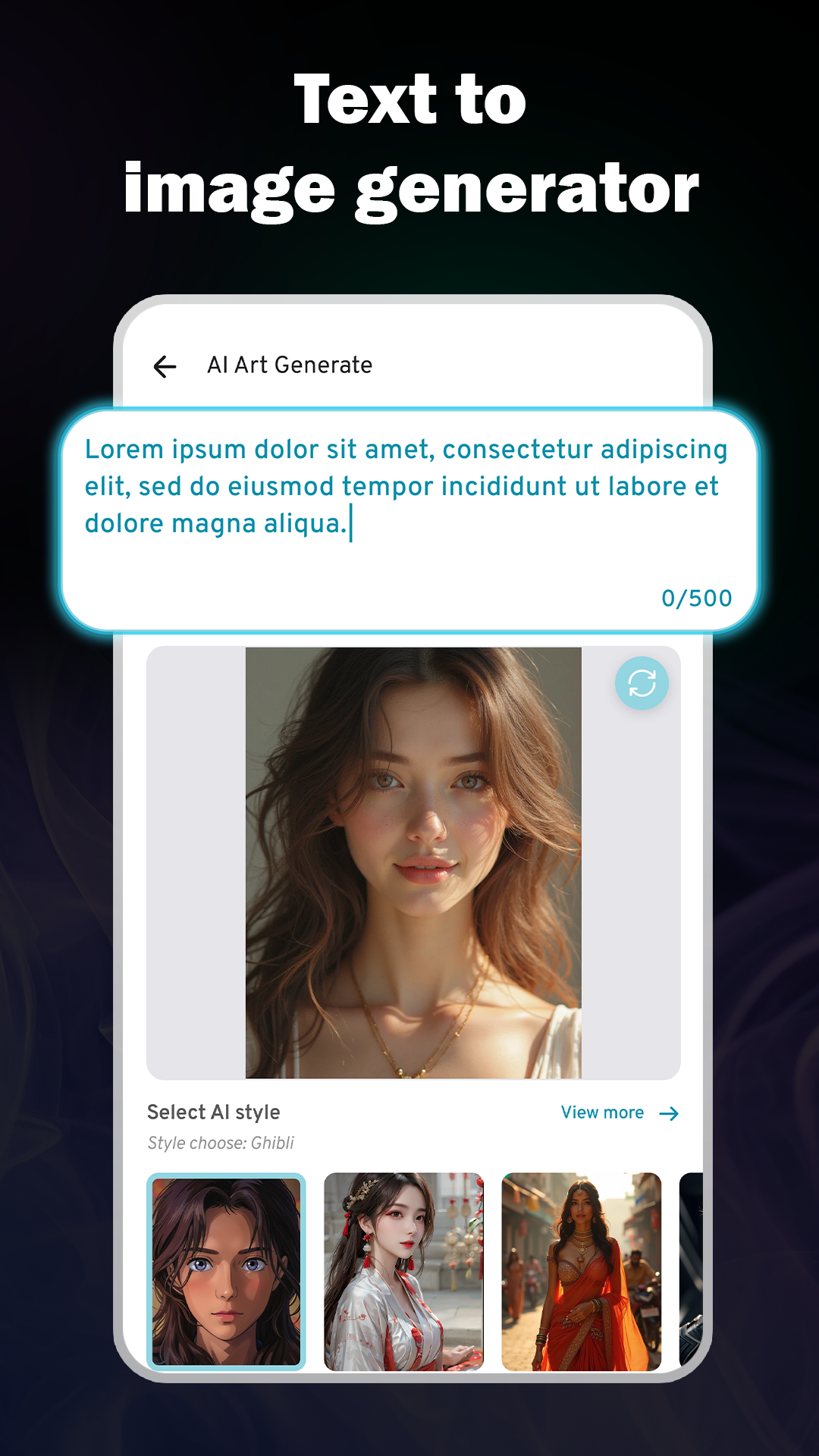 اسکرین شات 5 برنامه Bluen - AI Photo Generator