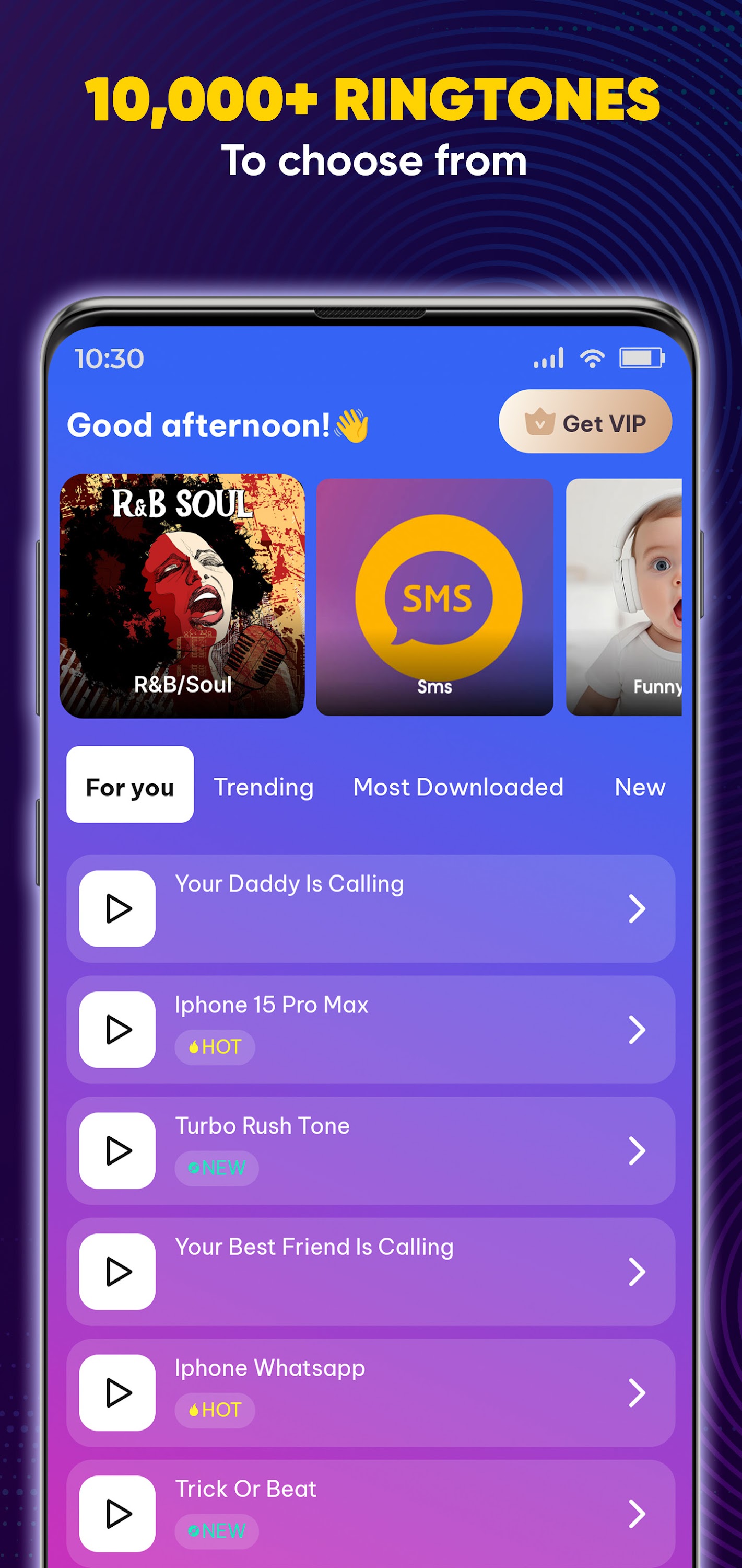 اسکرین شات 3 برنامه Ringtones for android phones