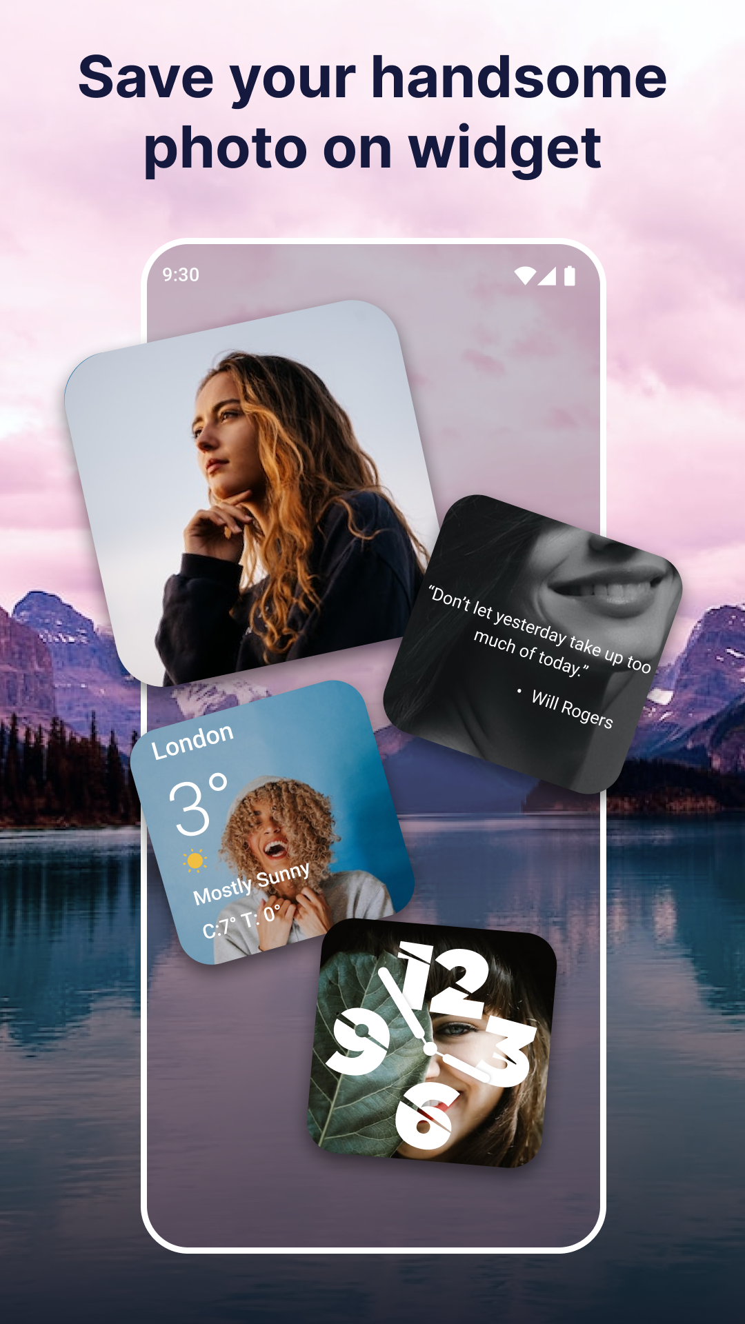 اسکرین شات 2 برنامه Widgets OS 17 - Color Widgets