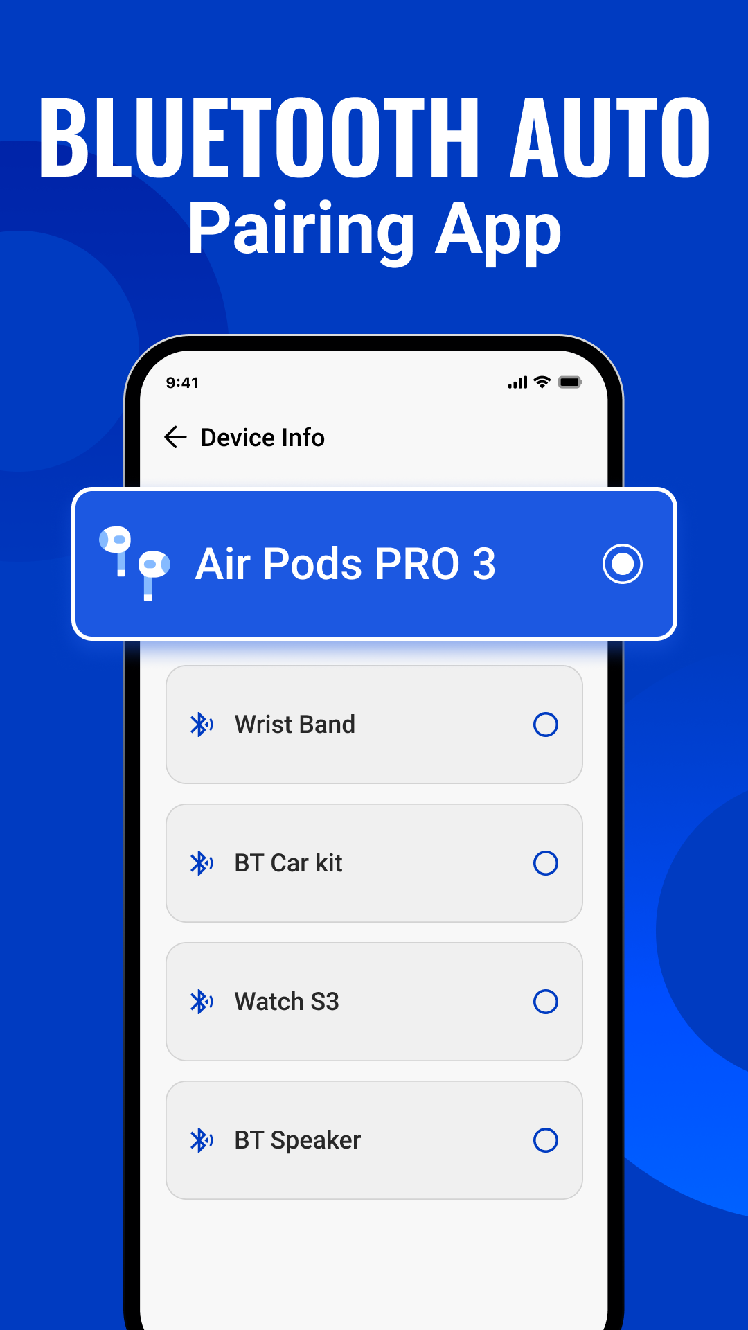 اسکرین شات 3 برنامه Bluetooth Auto Connect App