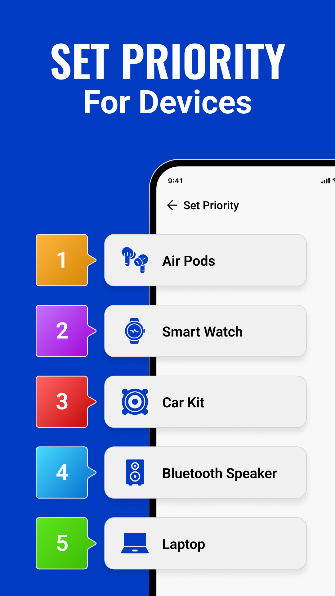 اسکرین شات 3 برنامه Auto Bluetooth Connect Devices