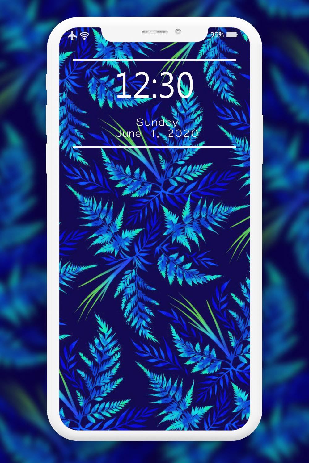 اسکرین شات 5 برنامه Blue Wallpaper