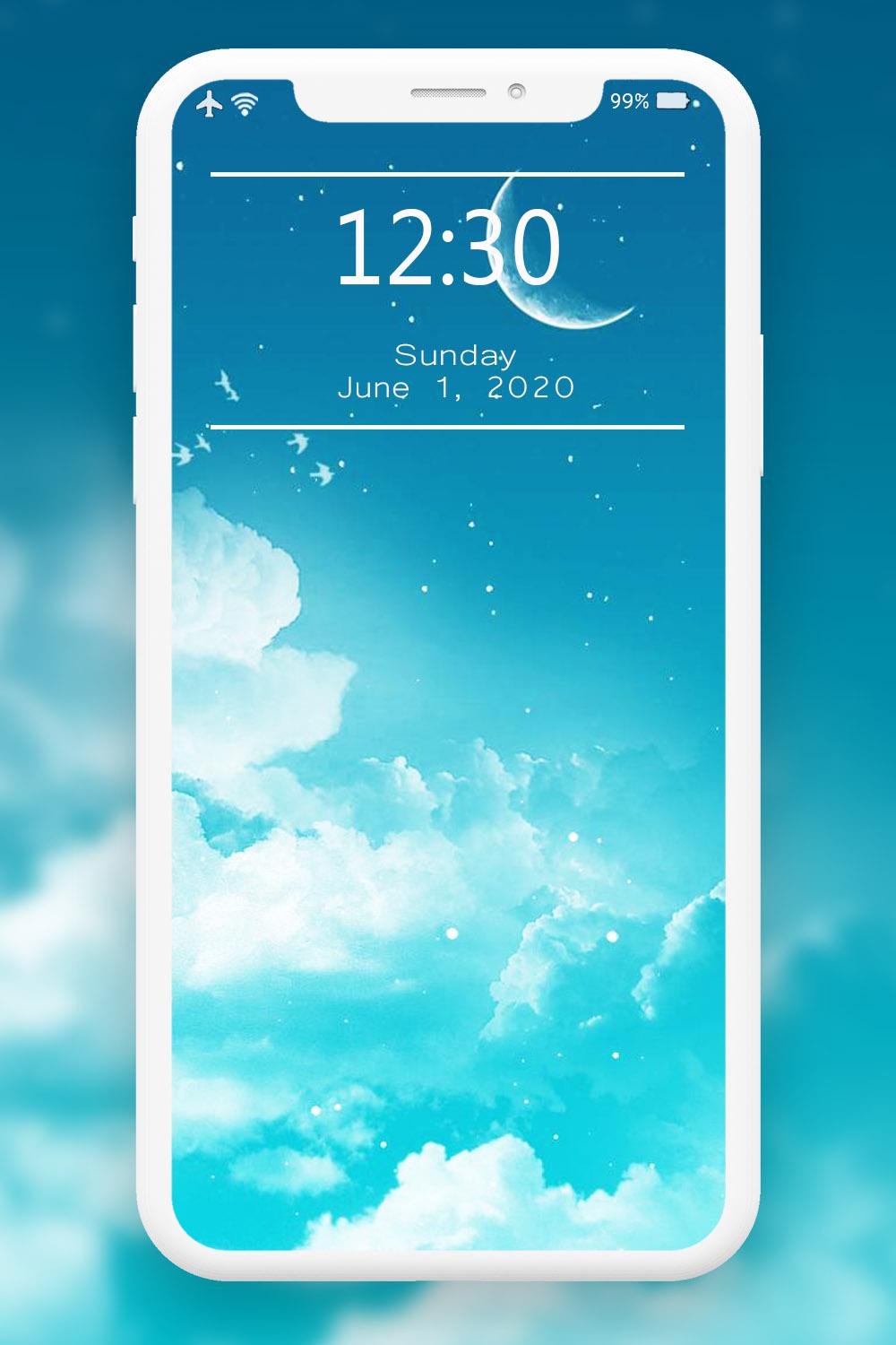 اسکرین شات 8 برنامه Blue Wallpaper