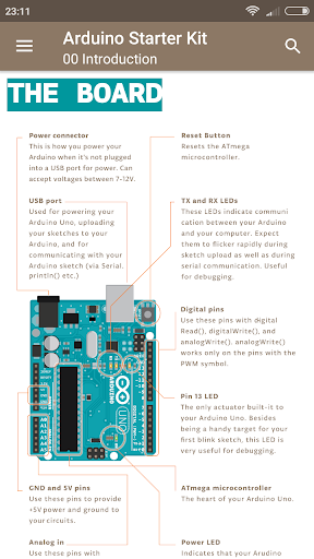 اسکرین شات 3 برنامه Arduino Starter Kit