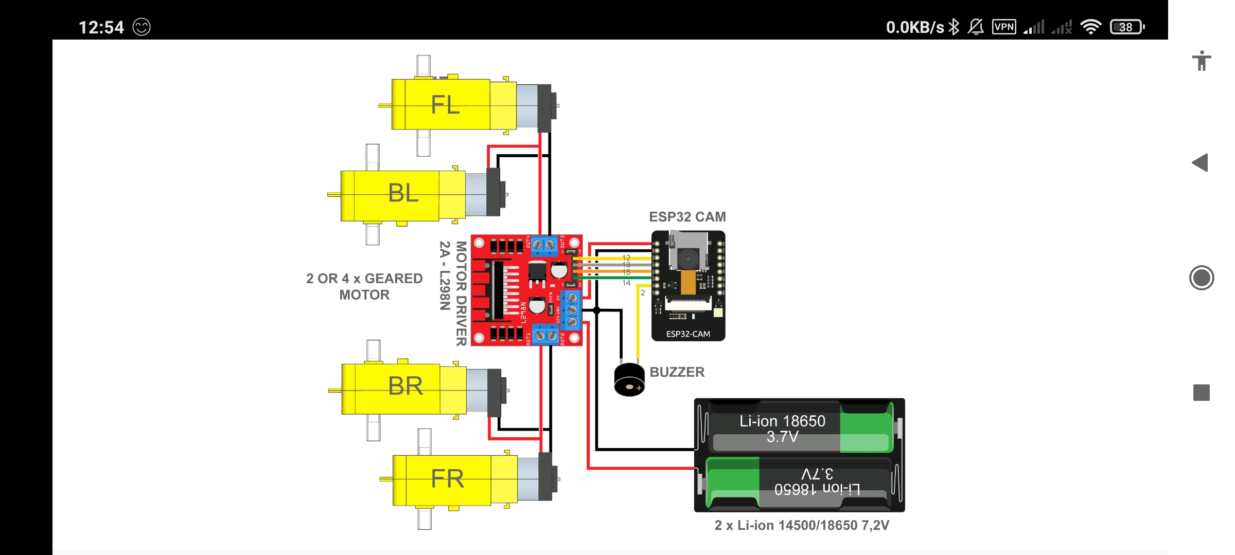 اسکرین شات 4 برنامه ESP32 Camera Wifi Robot Car