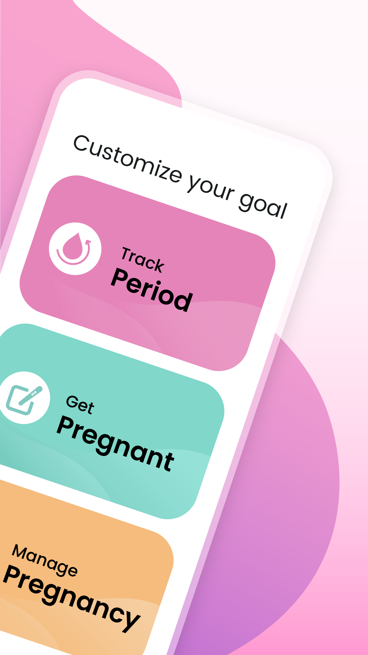 اسکرین شات 2 برنامه Femometer - Fertility Tracker