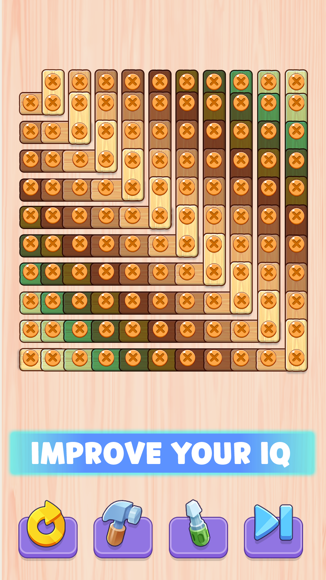 اسکرین شات 6 بازی Screw It Out: Wood Puzzle