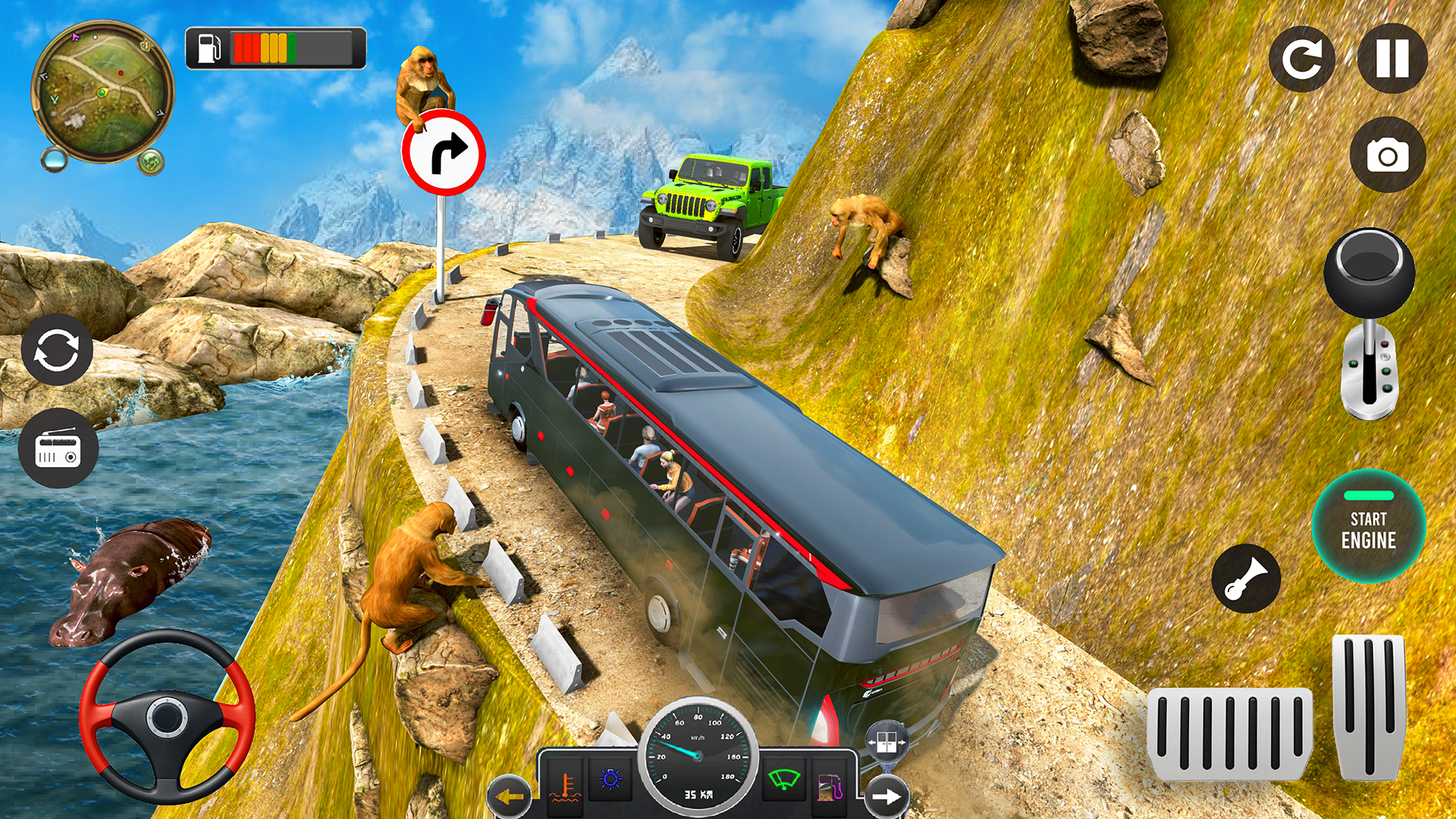 اسکرین شات 1 بازی Bus Simulator: Coach Bus Game