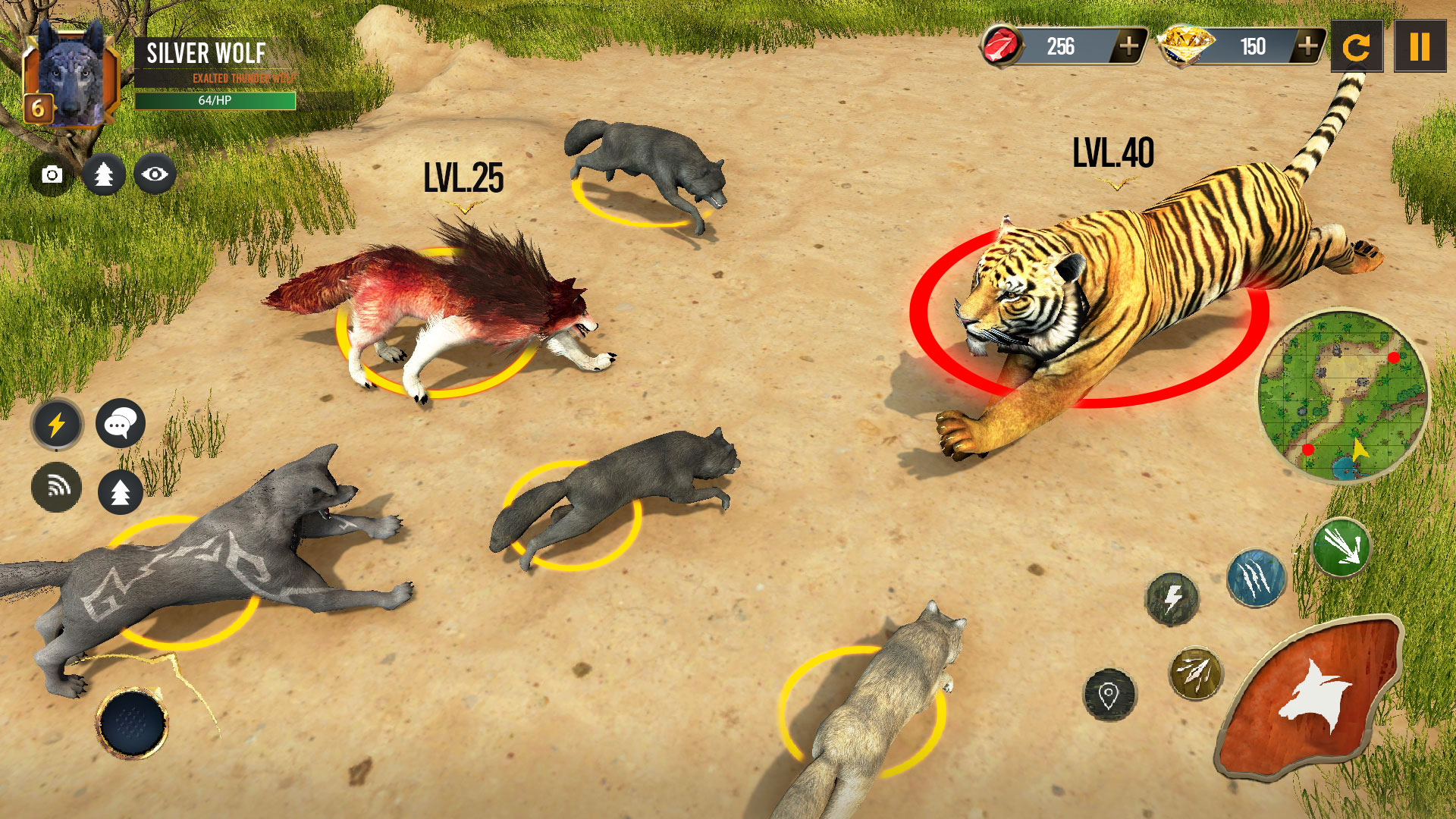 اسکرین شات 4 بازی Wild Wolf Simulator Wolf Games