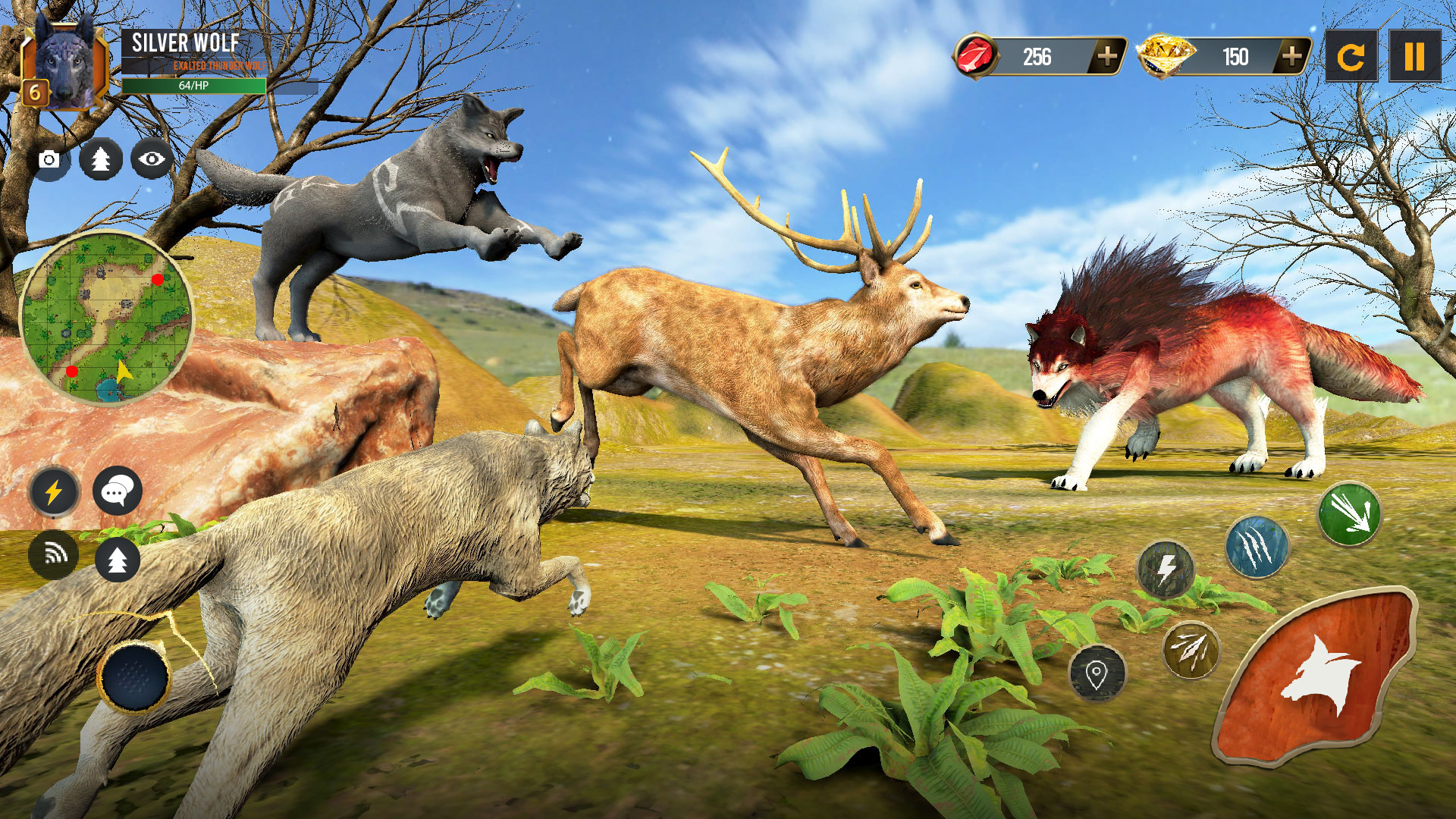 اسکرین شات 5 بازی Wild Wolf Simulator Wolf Games