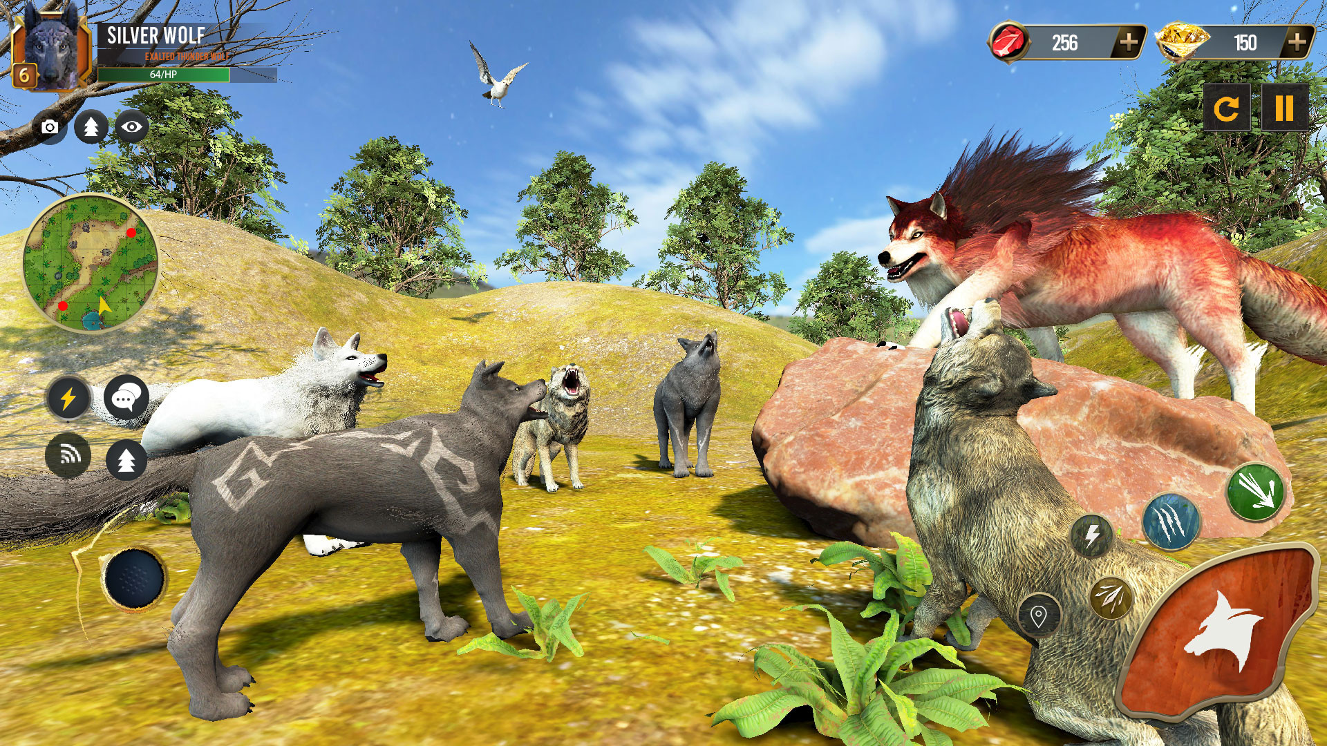 اسکرین شات 1 بازی Wild Wolf Simulator Wolf Games