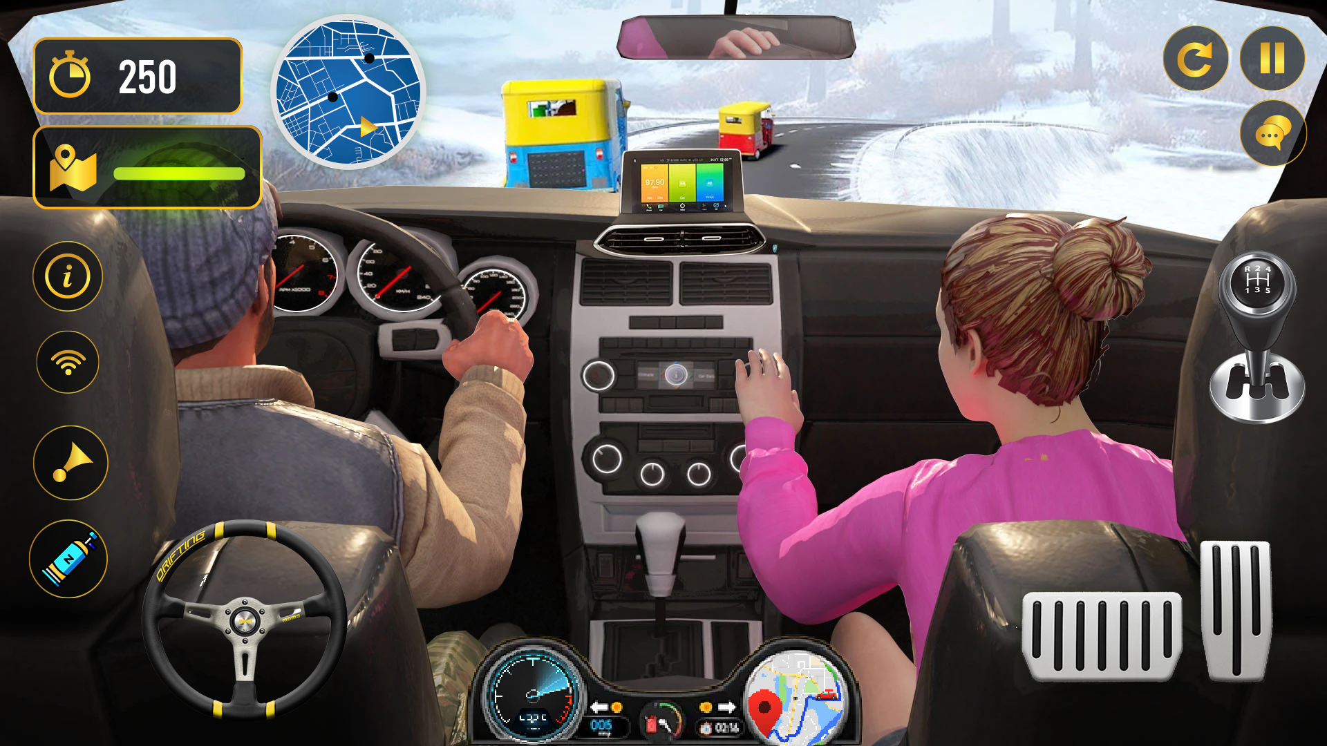 اسکرین شات 4 بازی Taxi Games Car Simulator 3D