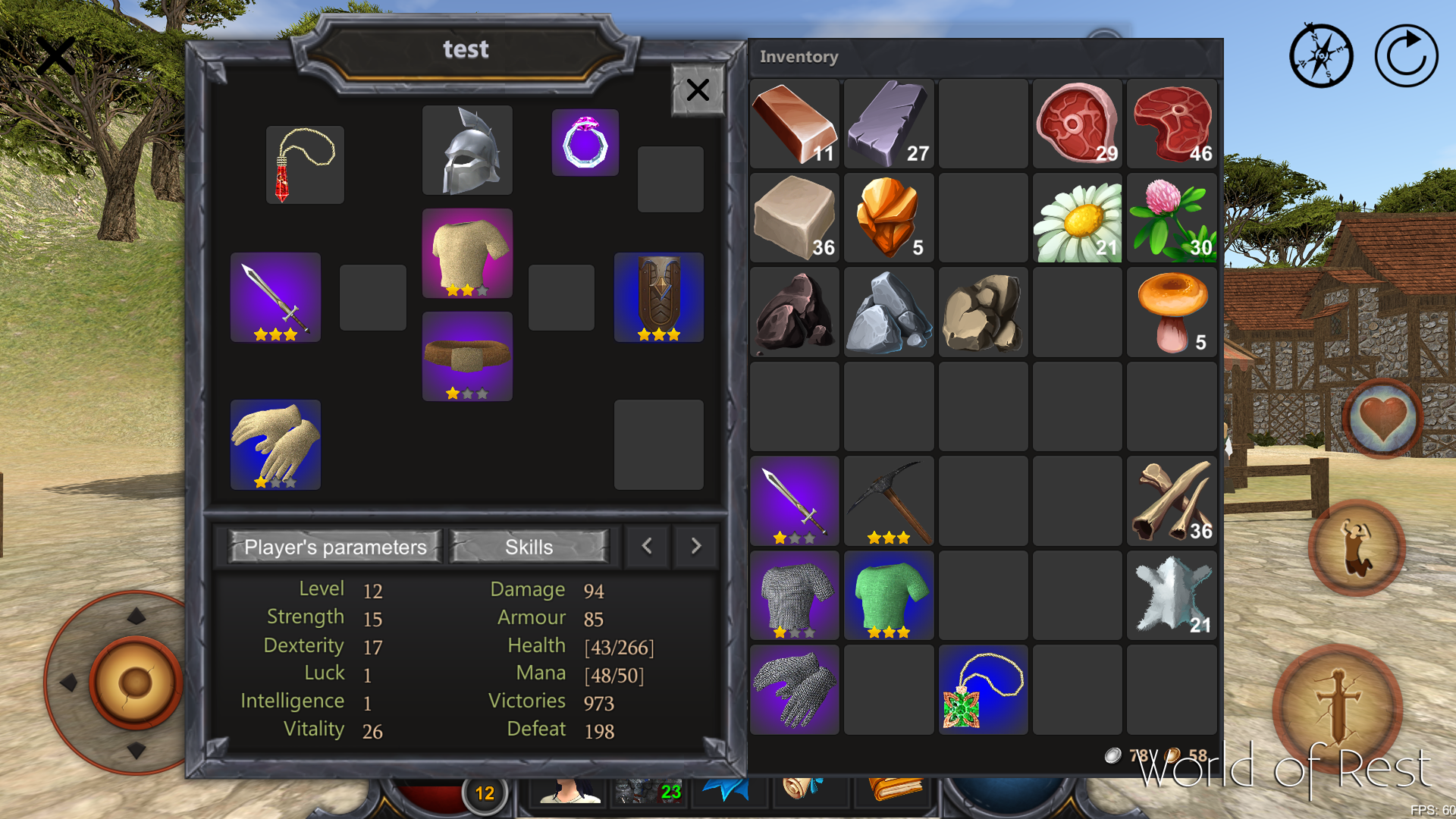 اسکرین شات 2 بازی World Of Rest: Online RPG