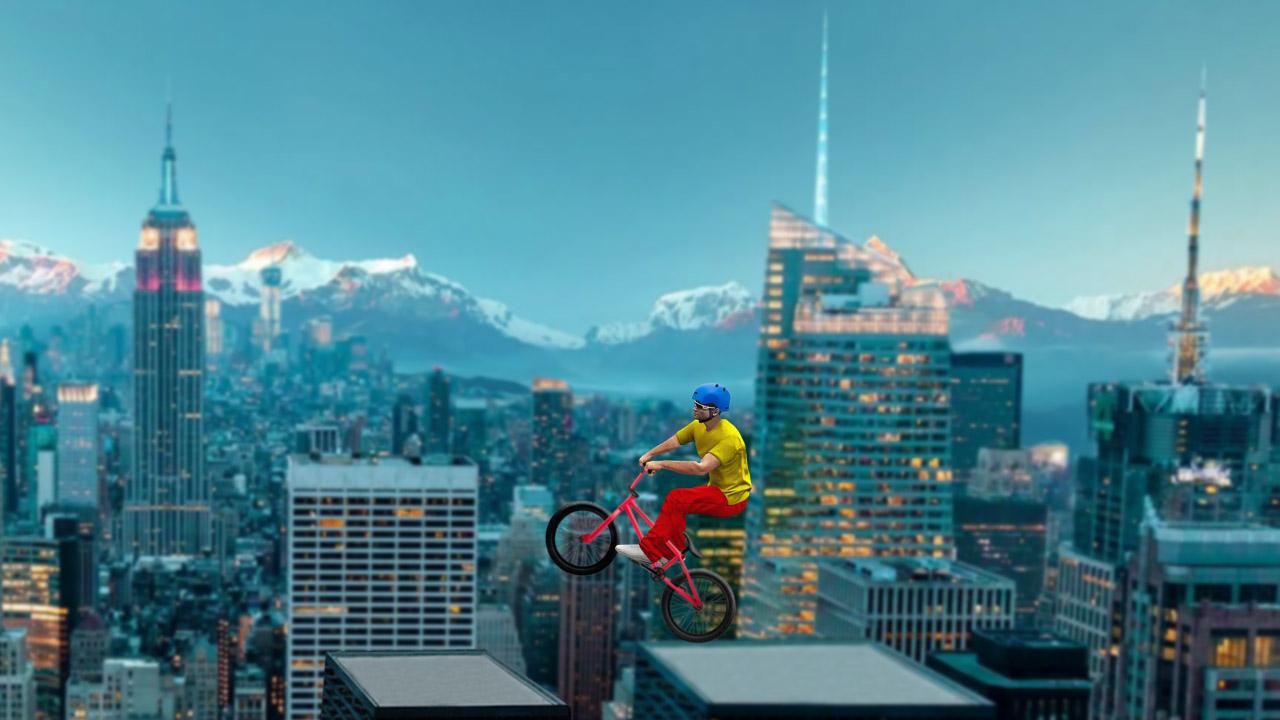 اسکرین شات 2 بازی BMX Bike Stunt